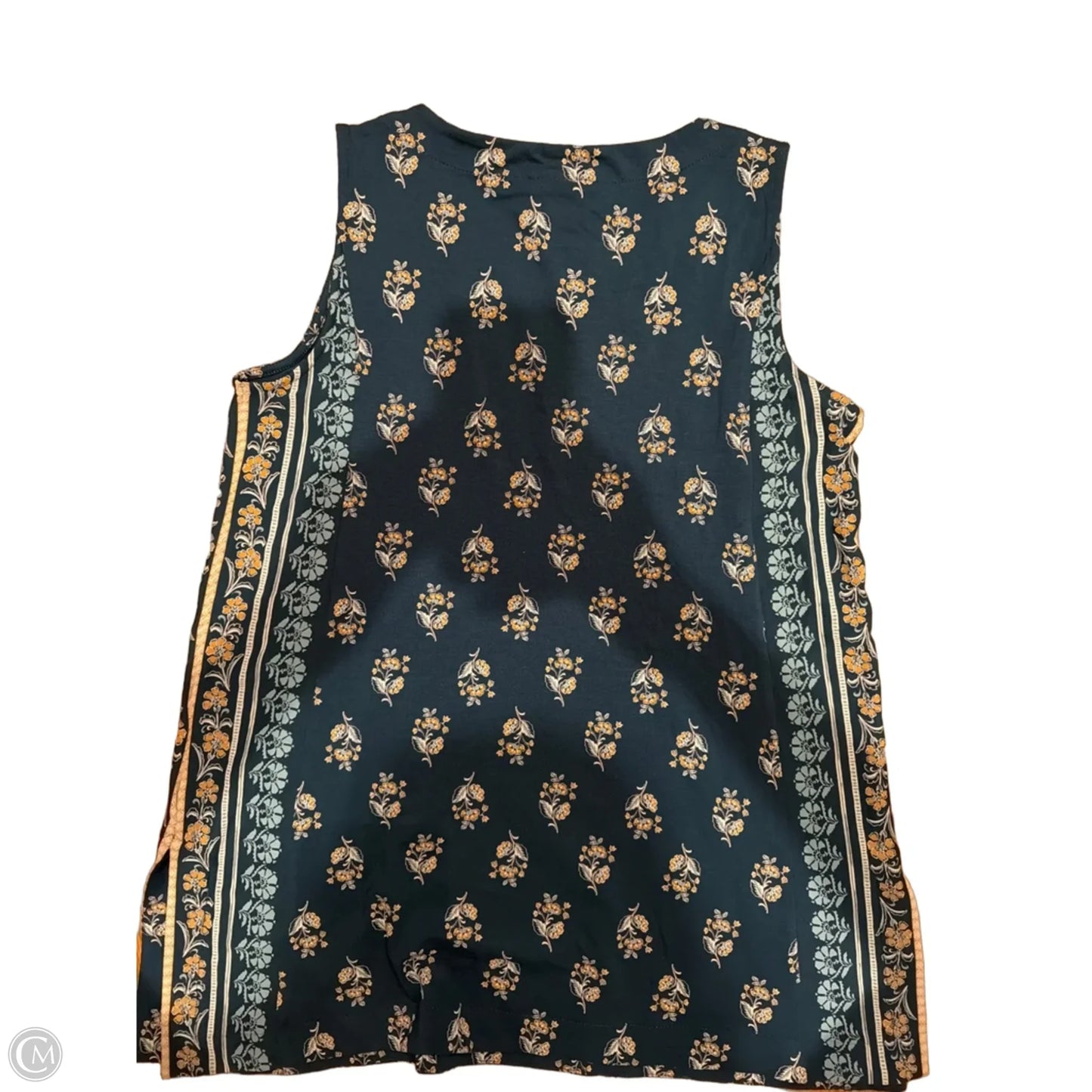 Top Sleeveless By J. Jill In Floral Print, Size: Xs