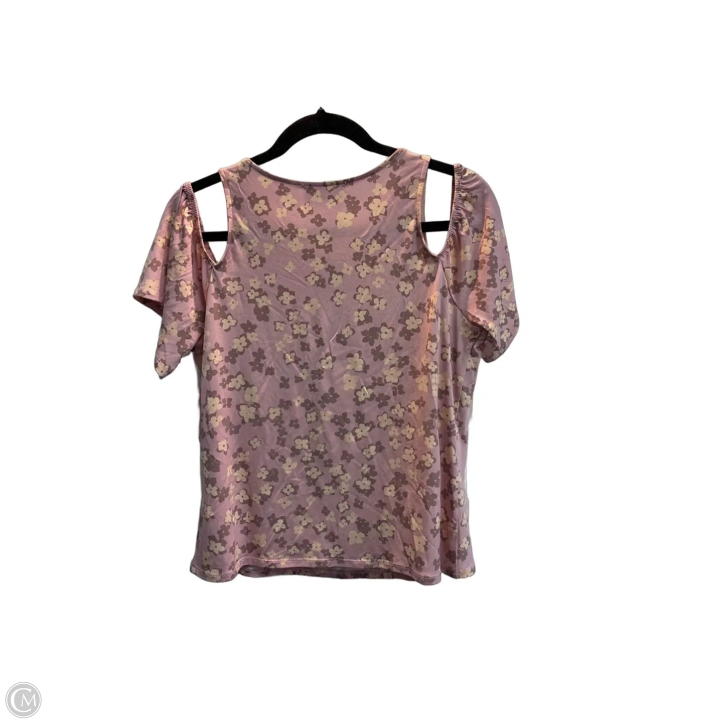 Top Short Sleeve By Kaileigh In Pink, Size: Lp