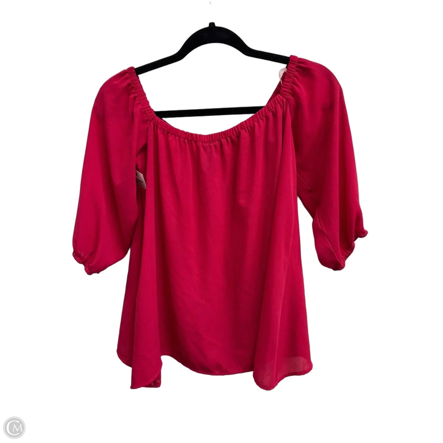 Blouse Long Sleeve By Bke In Pink, Size: M