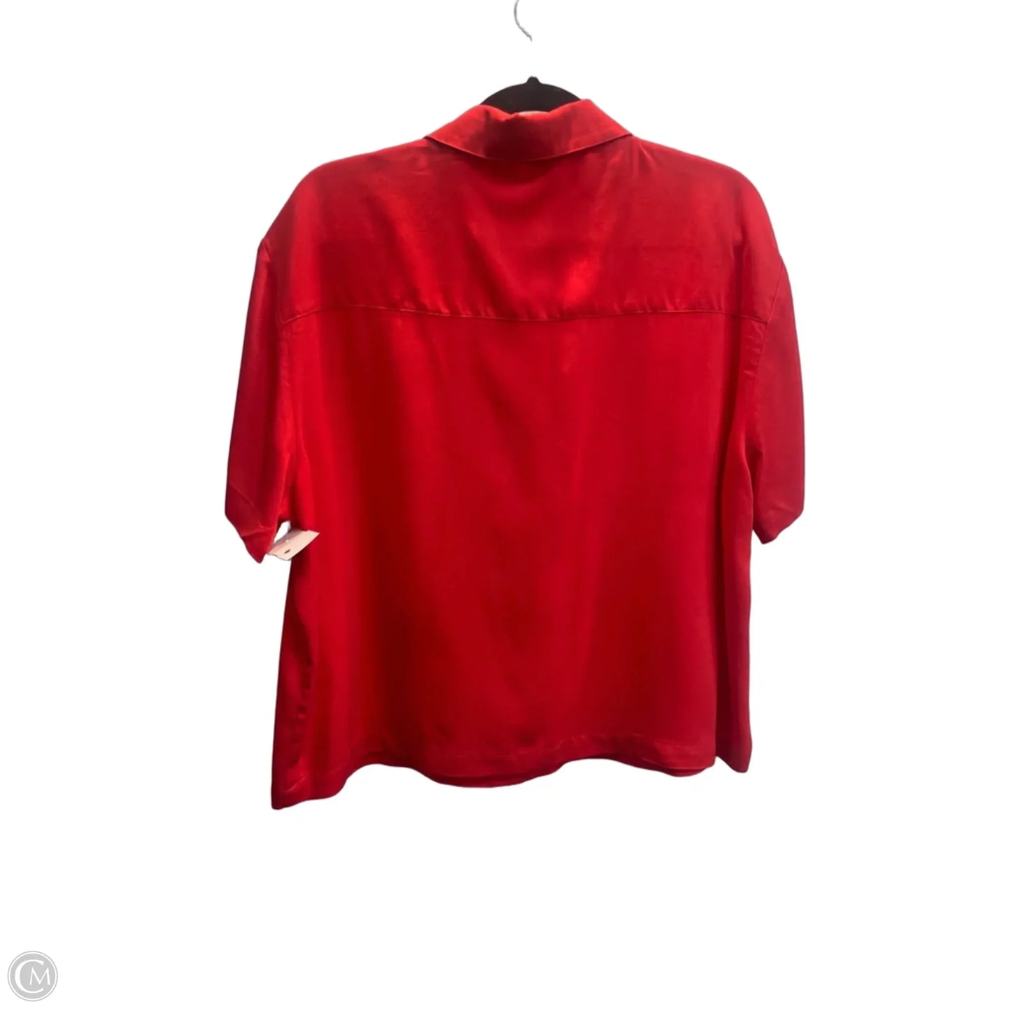 Top Short Sleeve By Rose And Olive In Red, Size: L