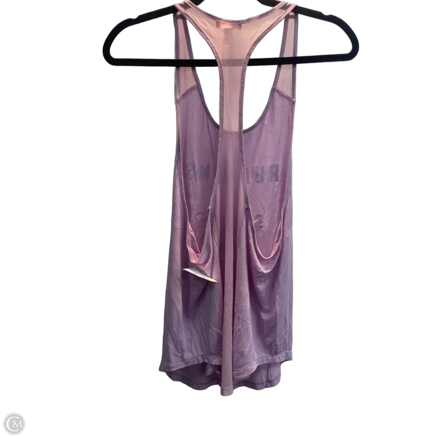 Athletic Tank Top By Pink In Purple, Size: S