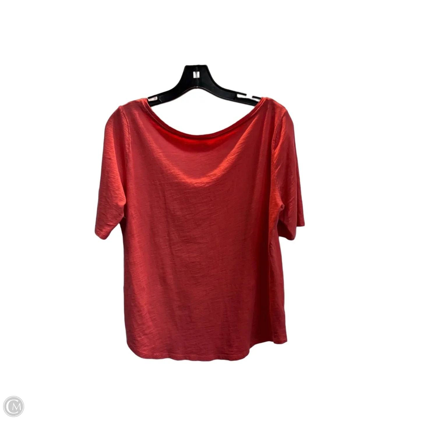 Top Short Sleeve Basic By Loft In Pink, Size: M