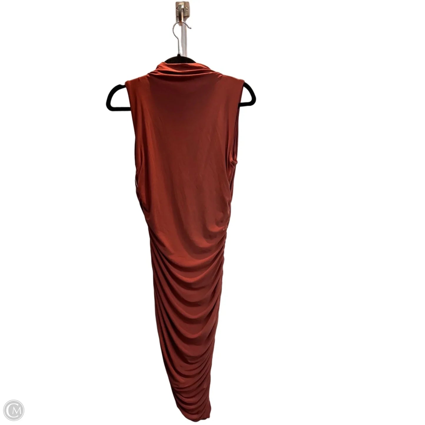 Dress Party Long By Express In Brown, Size: S