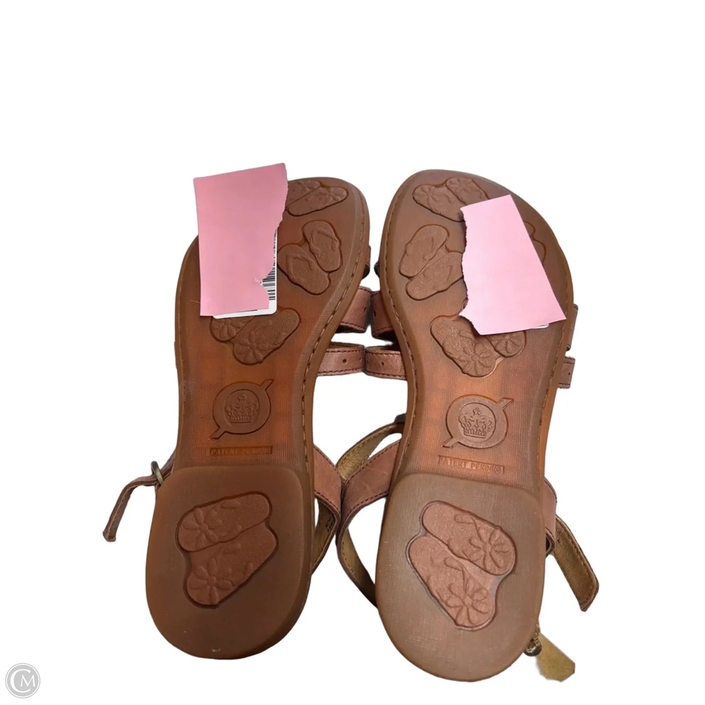 Sandals Flats By Born In Brown, Size: 8