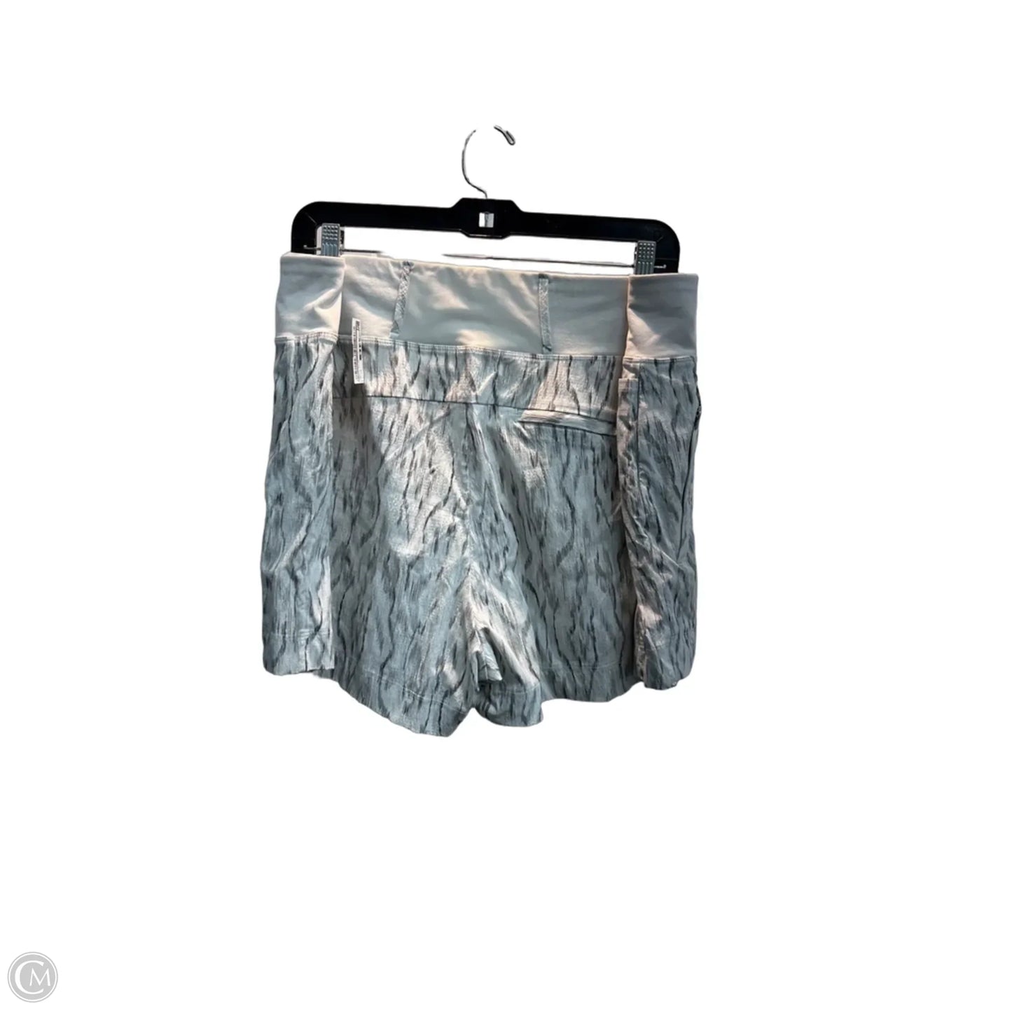 Athletic Shorts By Athleta In Grey & White, Size: 1x