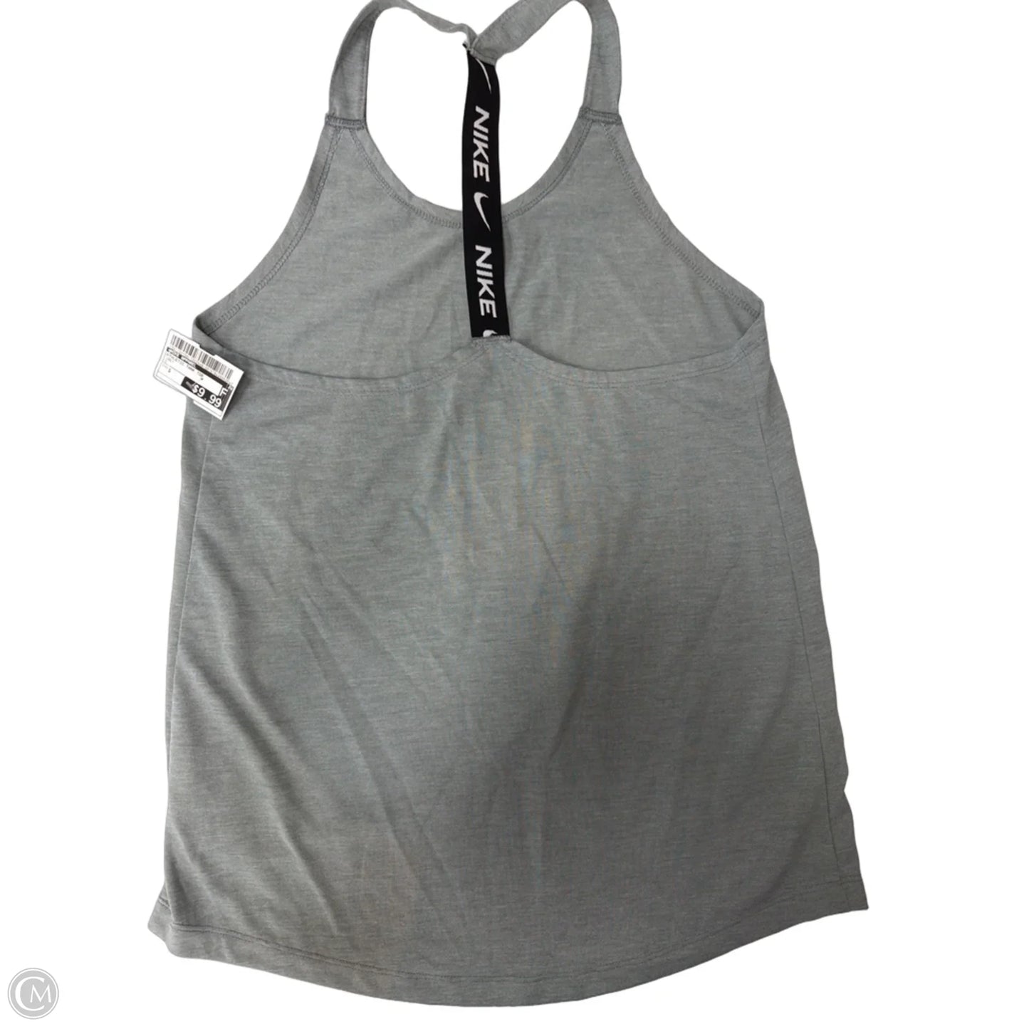 Athletic Tank Top By Nike Apparel In Grey, Size: S