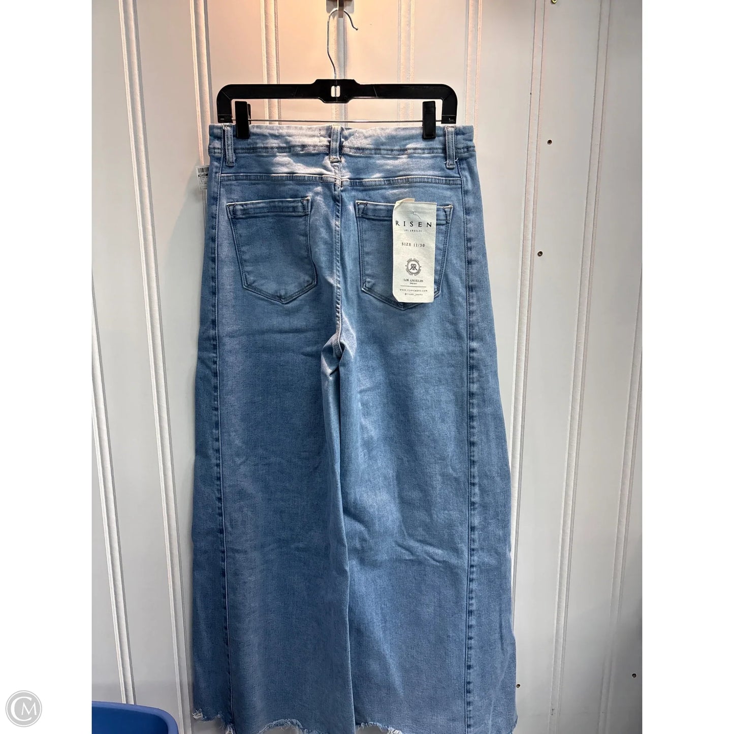 Jeans Wide Leg By Risen In Blue, Size: 10