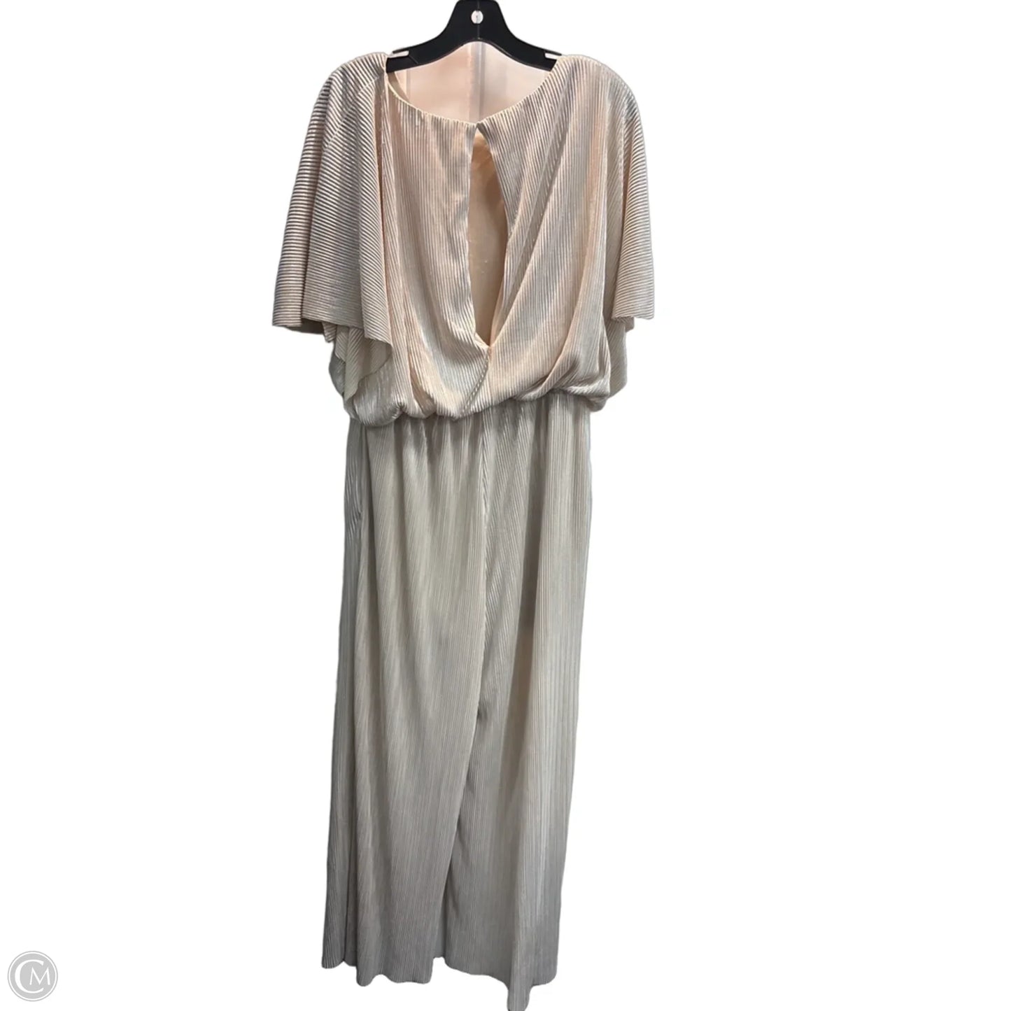 Jumpsuit By See And Be Seen In Beige, Size: L