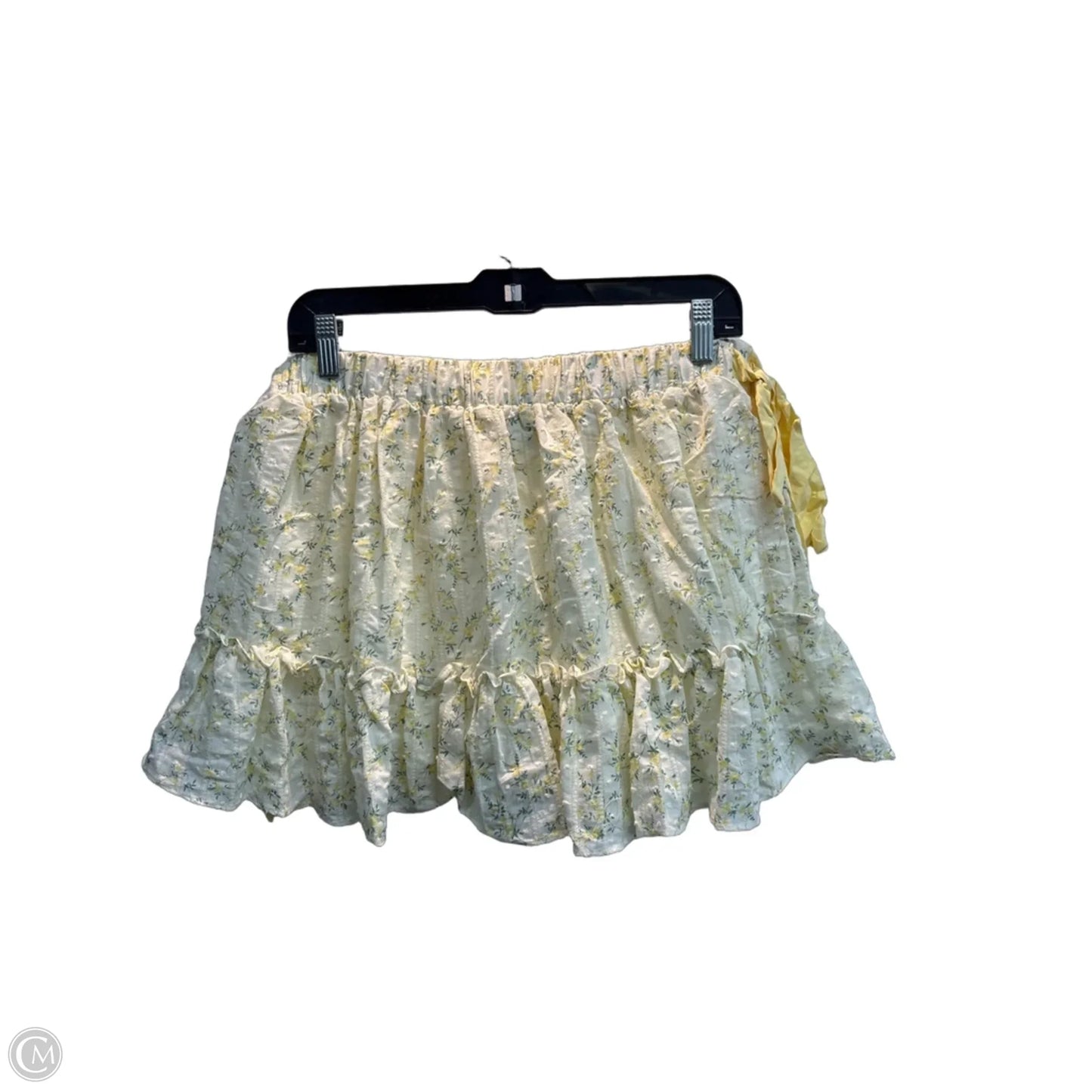 Skort By Very J In Yellow, Size: L