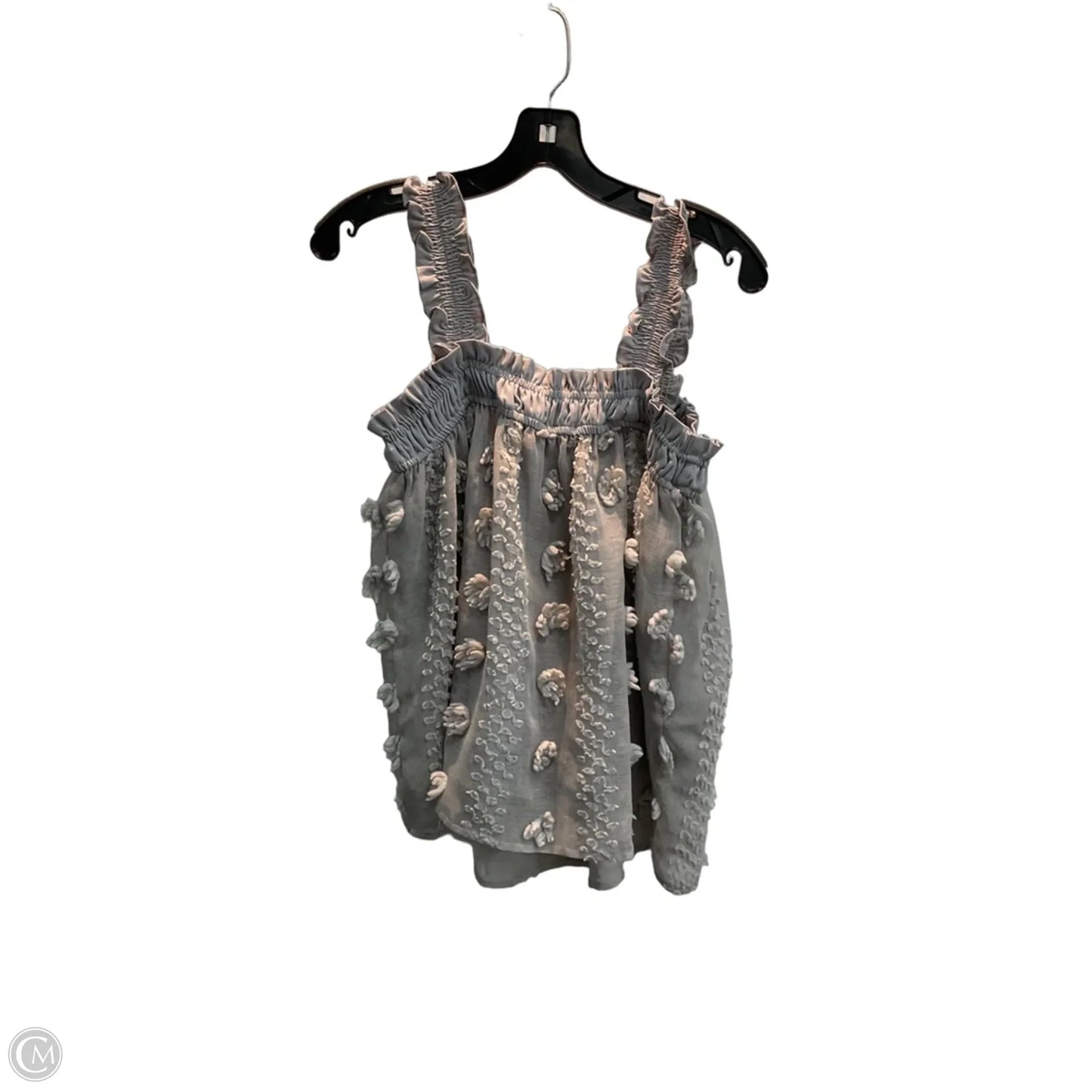 Top Sleeveless By Entro In Grey, Size: M