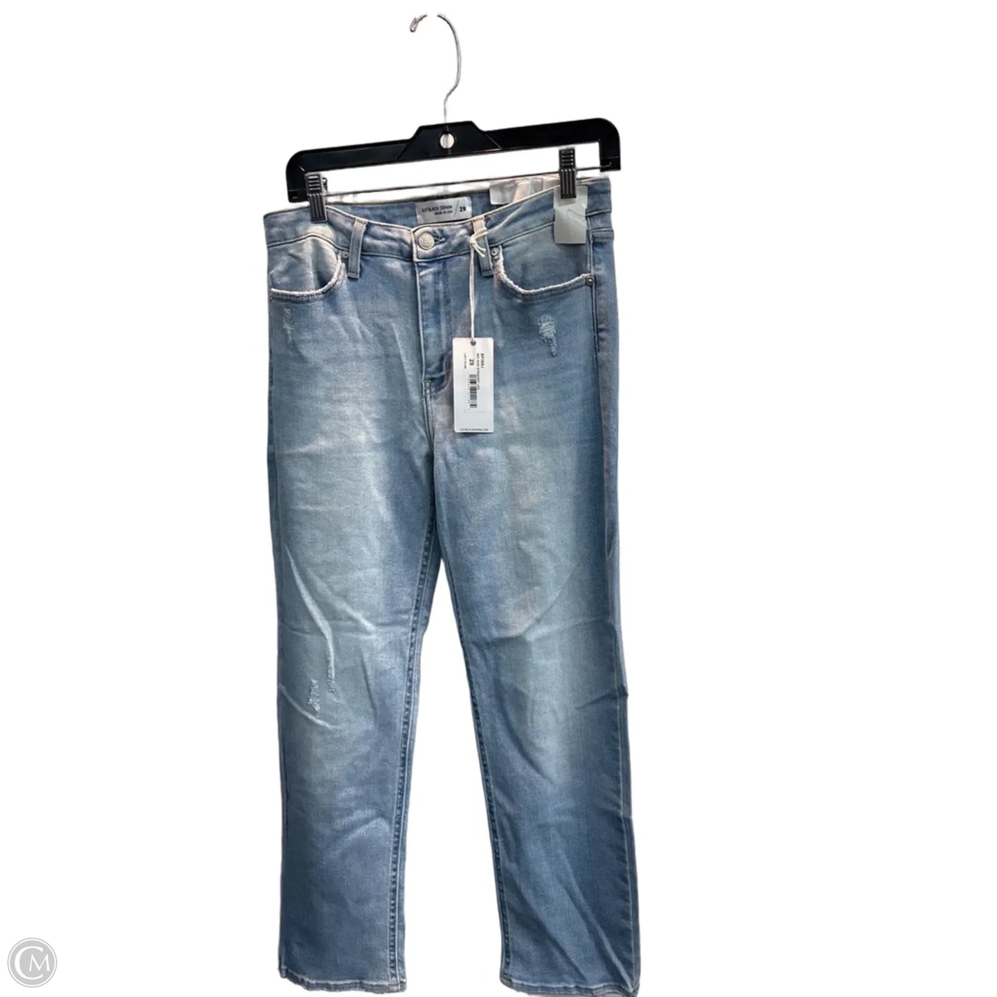 Jeans Straight By Just Black In Blue, Size: 8