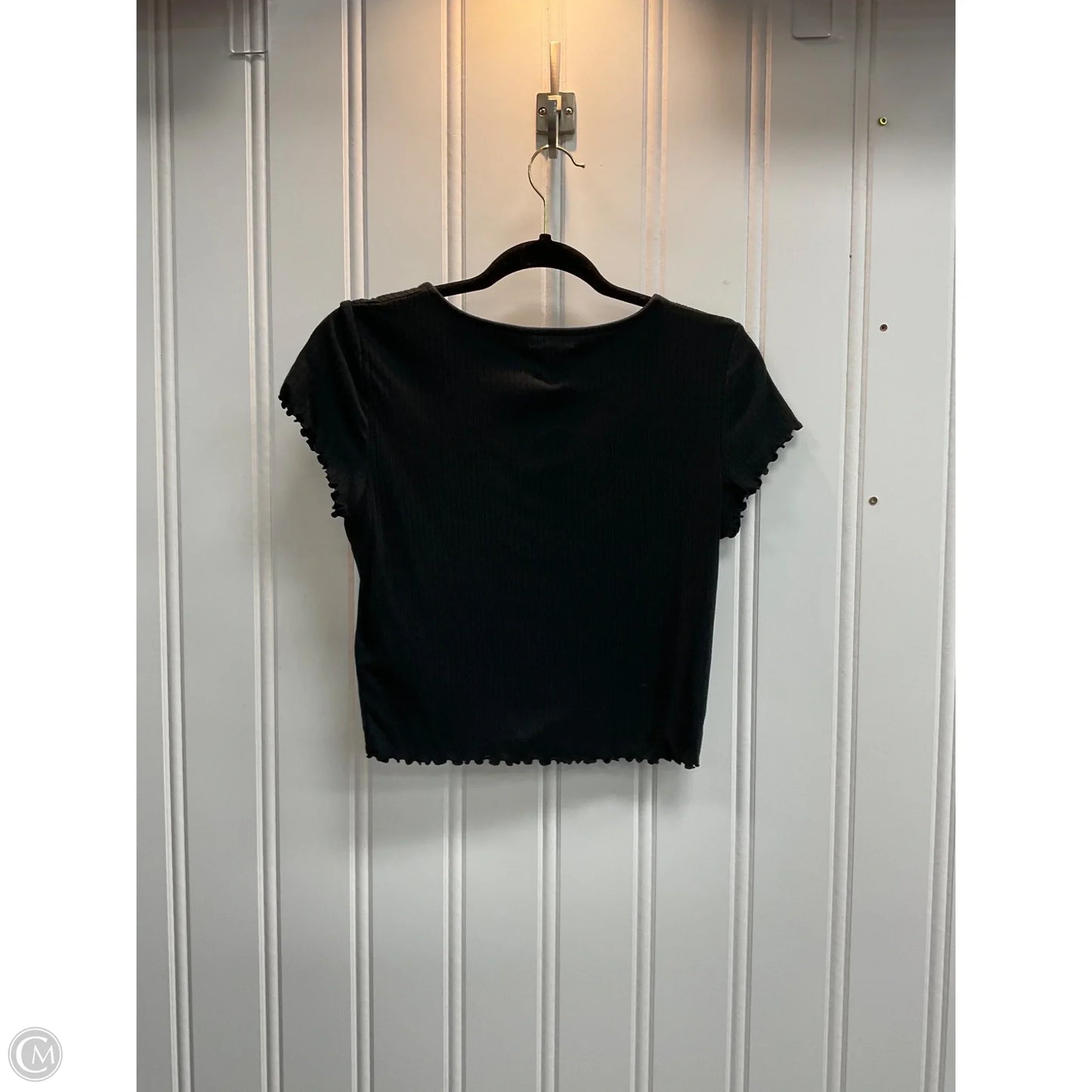 Top Short Sleeve By Madewell In Black, Size: M