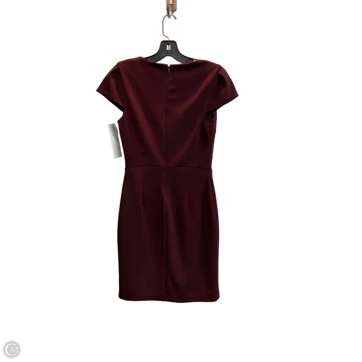 Dress Party Midi By Express In Maroon, Size: Sp