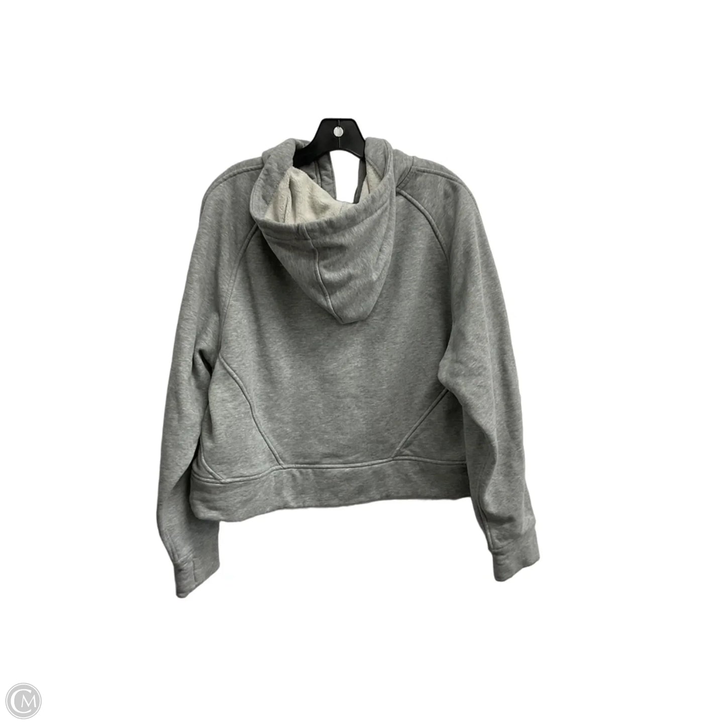 Sweatshirt Hoodie By Clothes Mentor In Grey, Size: Xl