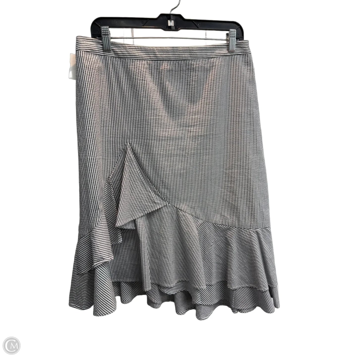 Skirt Maxi By Banana Republic In Striped Pattern, Size: 10