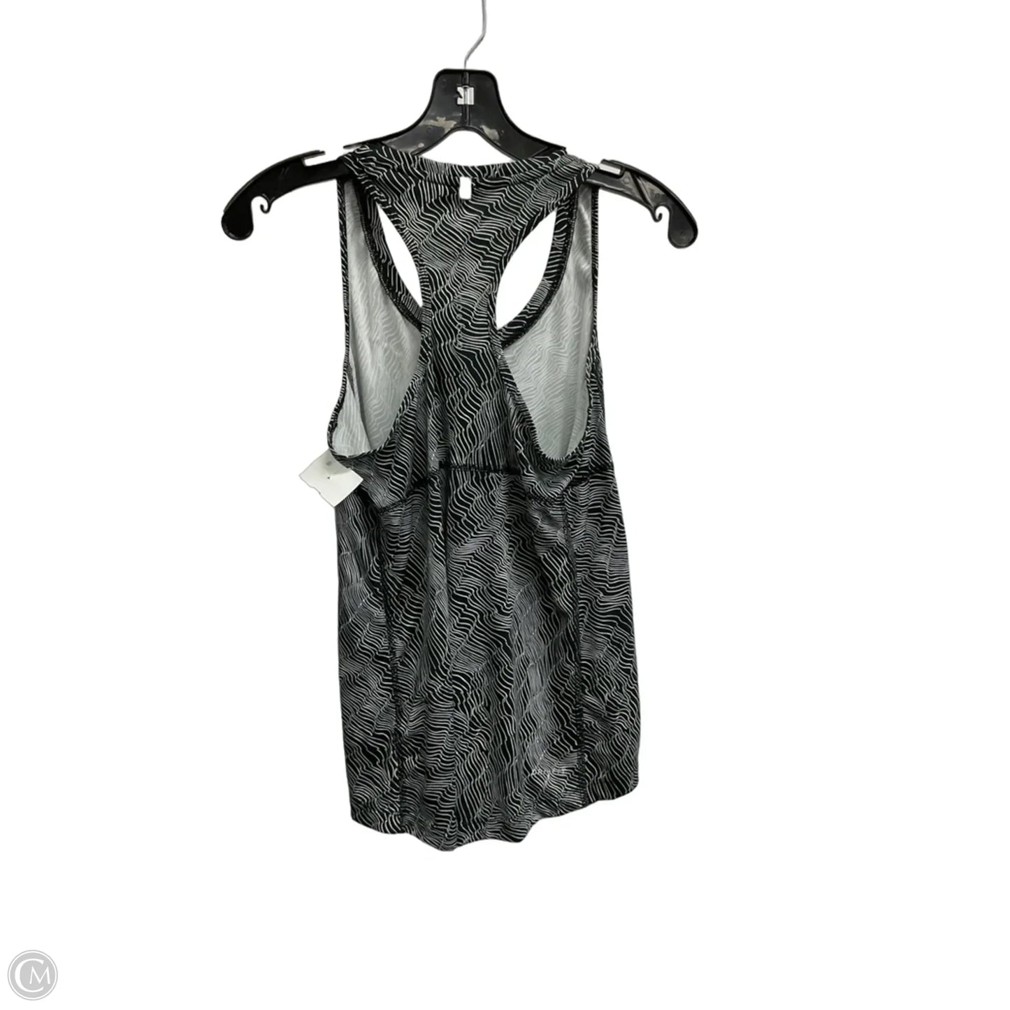 Athletic Tank Top By Nike Apparel In Black, Size: S