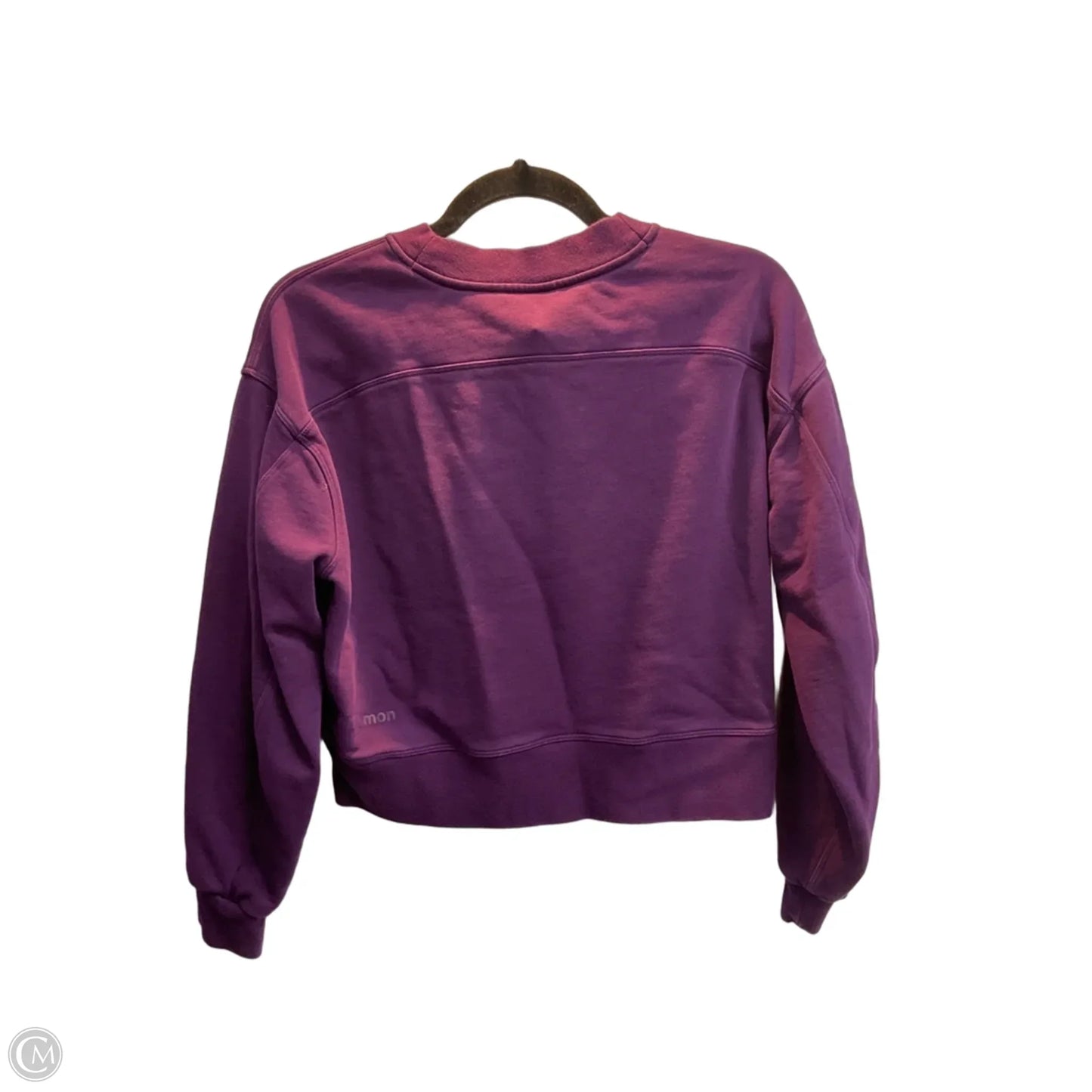 Athletic Sweatshirt Crewneck By Lululemon In Purple, Size: Xs