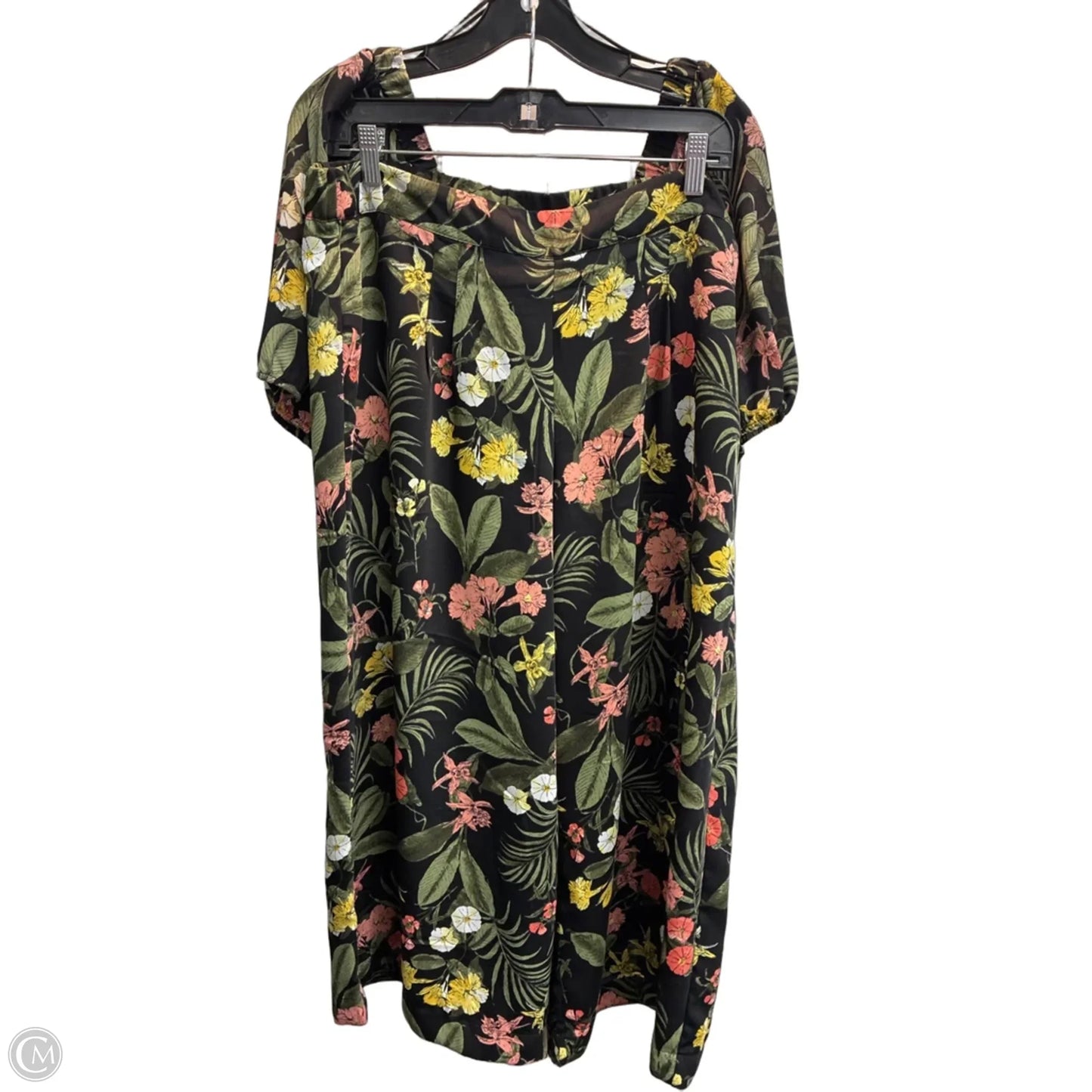 Pants Set 2pc By Liz Claiborne In Floral Print, Size: 12