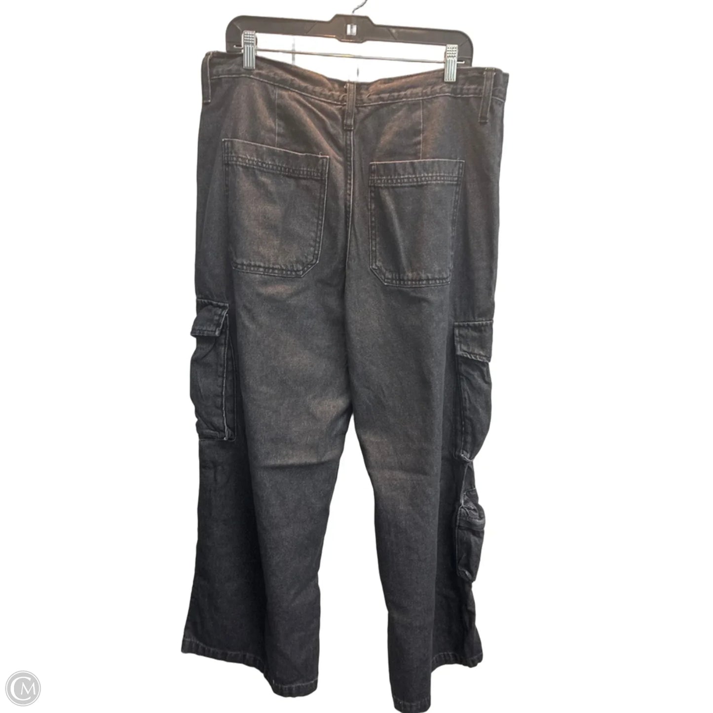 Jeans Wide Leg By Universal Thread In Black, Size: 16
