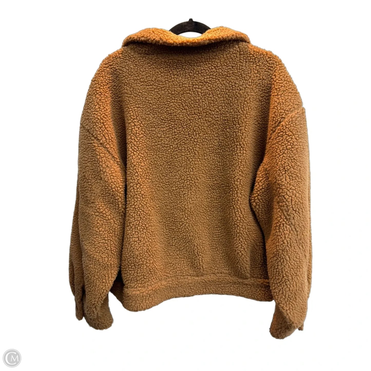 Jacket Faux Fur & Sherpa By American Eagle In Brown, Size: Xl