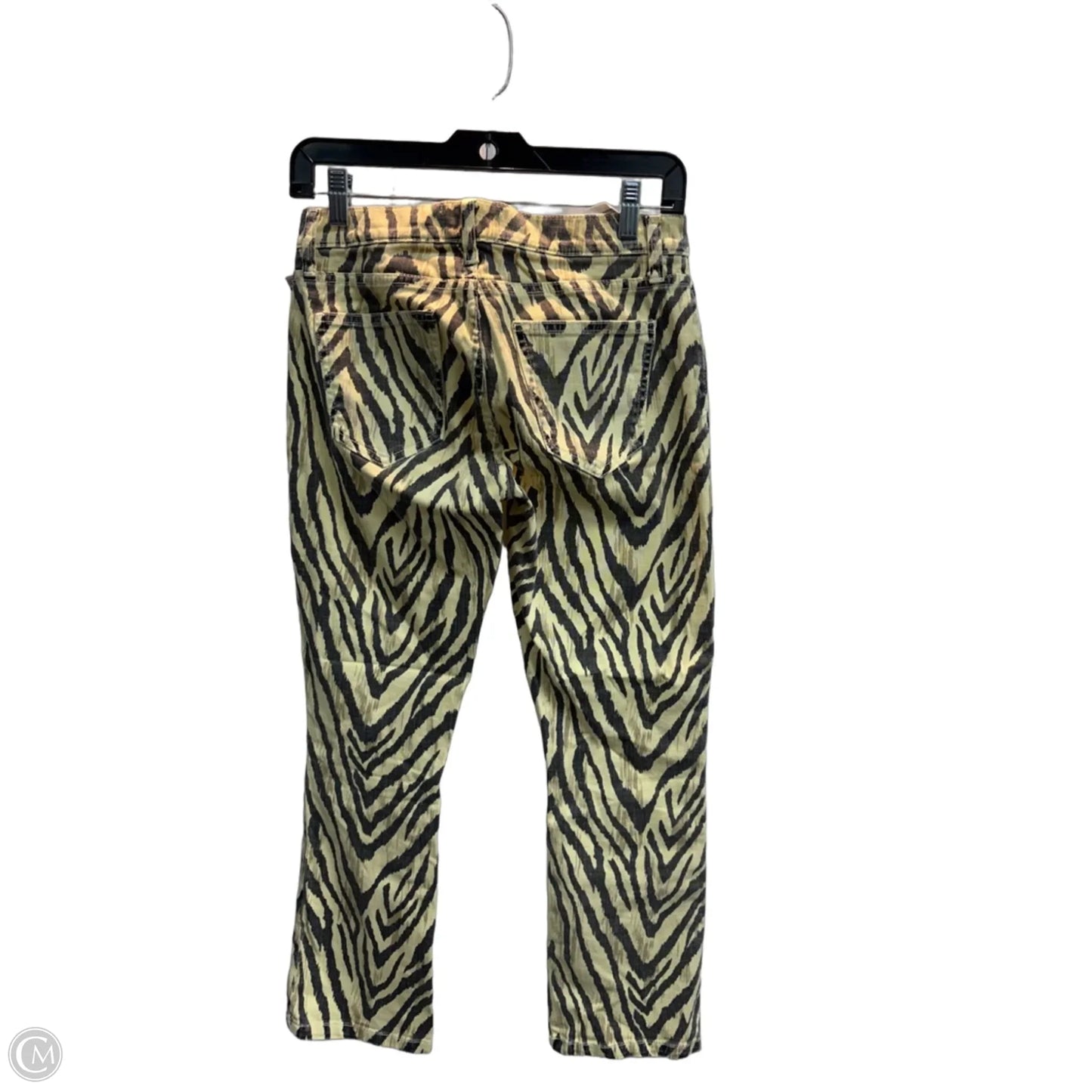 Jeans Straight By Current Elliott In Animal Print, Size: 0