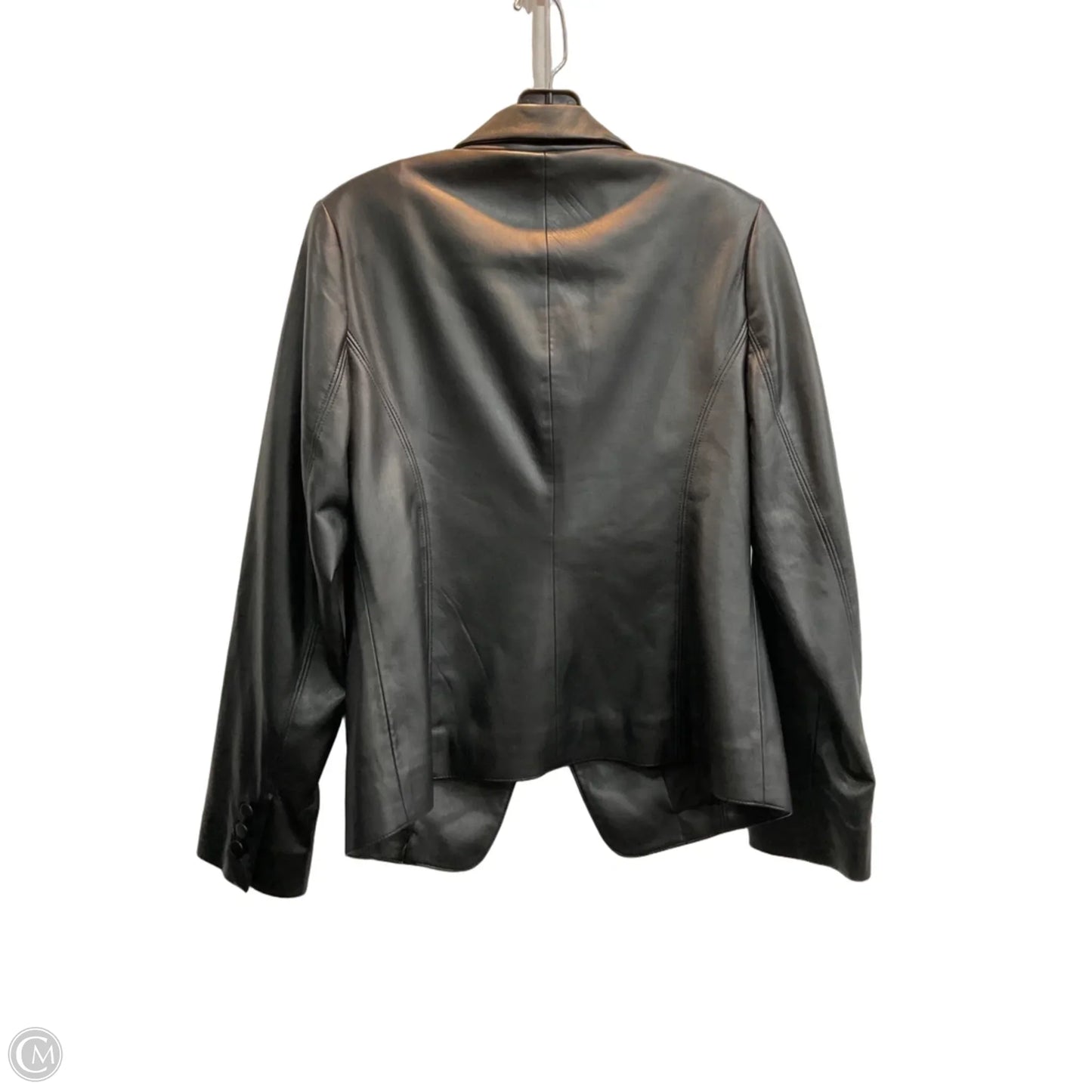 Jacket Moto By Chicos In Black, Size: S