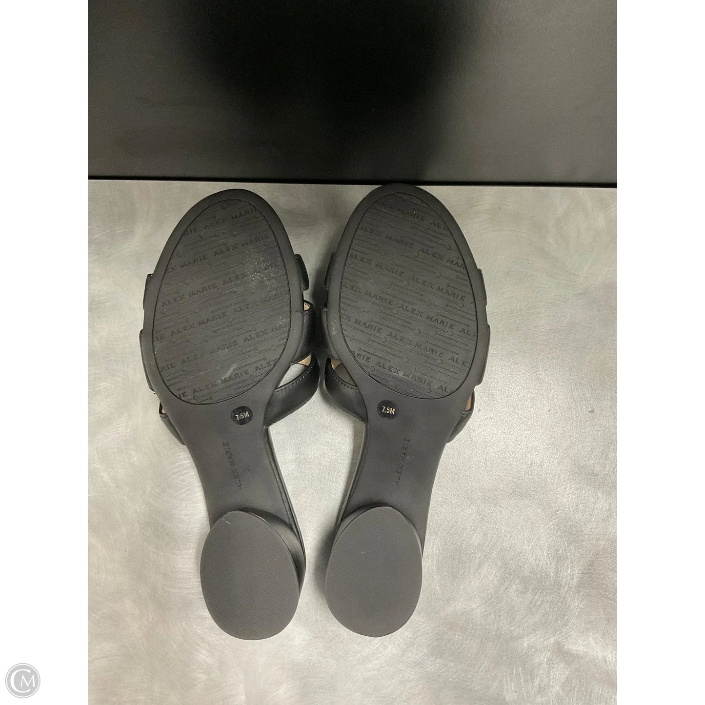 Sandals Flats By Alex Marie In Black, Size: 7.5
