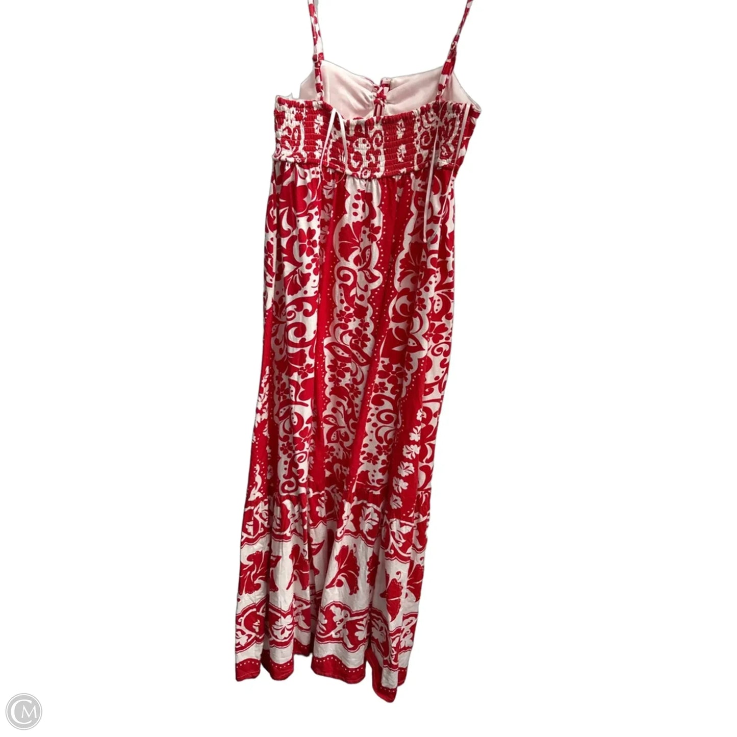 Dress Casual Maxi By Japna In Red & White, Size: S