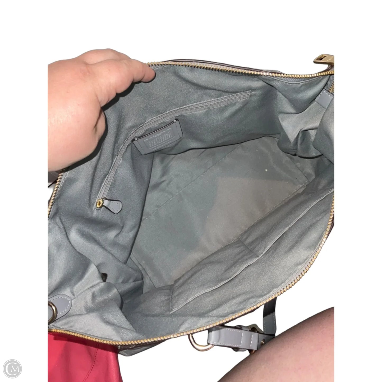 Handbag Designer By Coach, Size: Medium