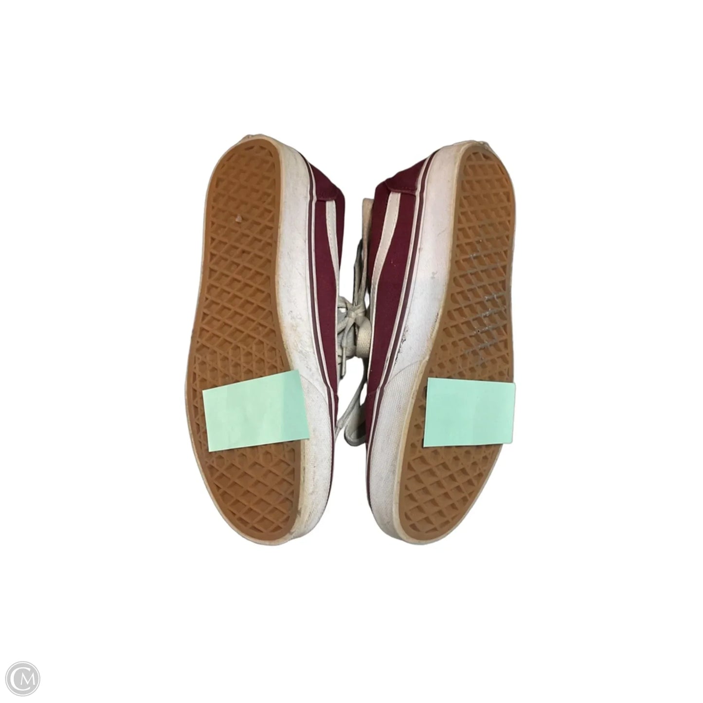 Shoes Sneakers By Vans In Maroon, Size: 7