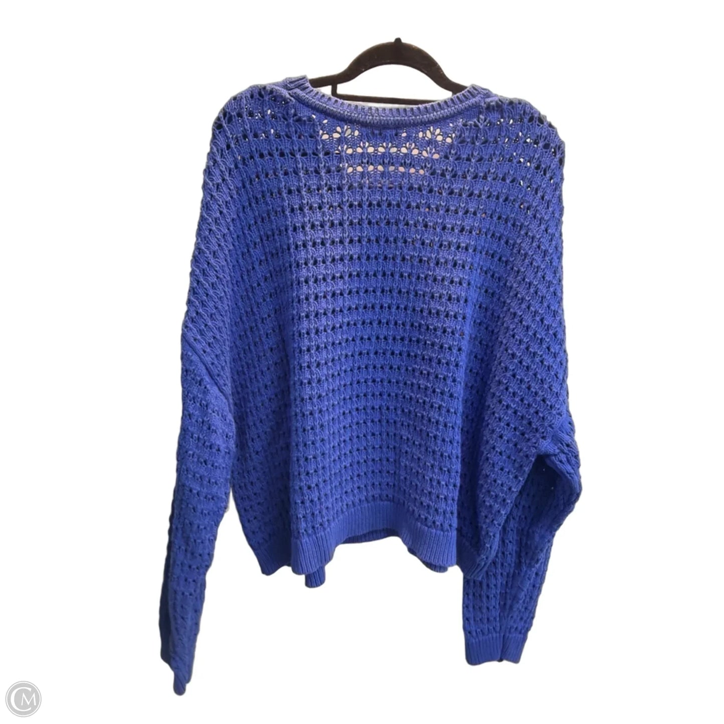 Sweater By Gap In Blue, Size: Xxl