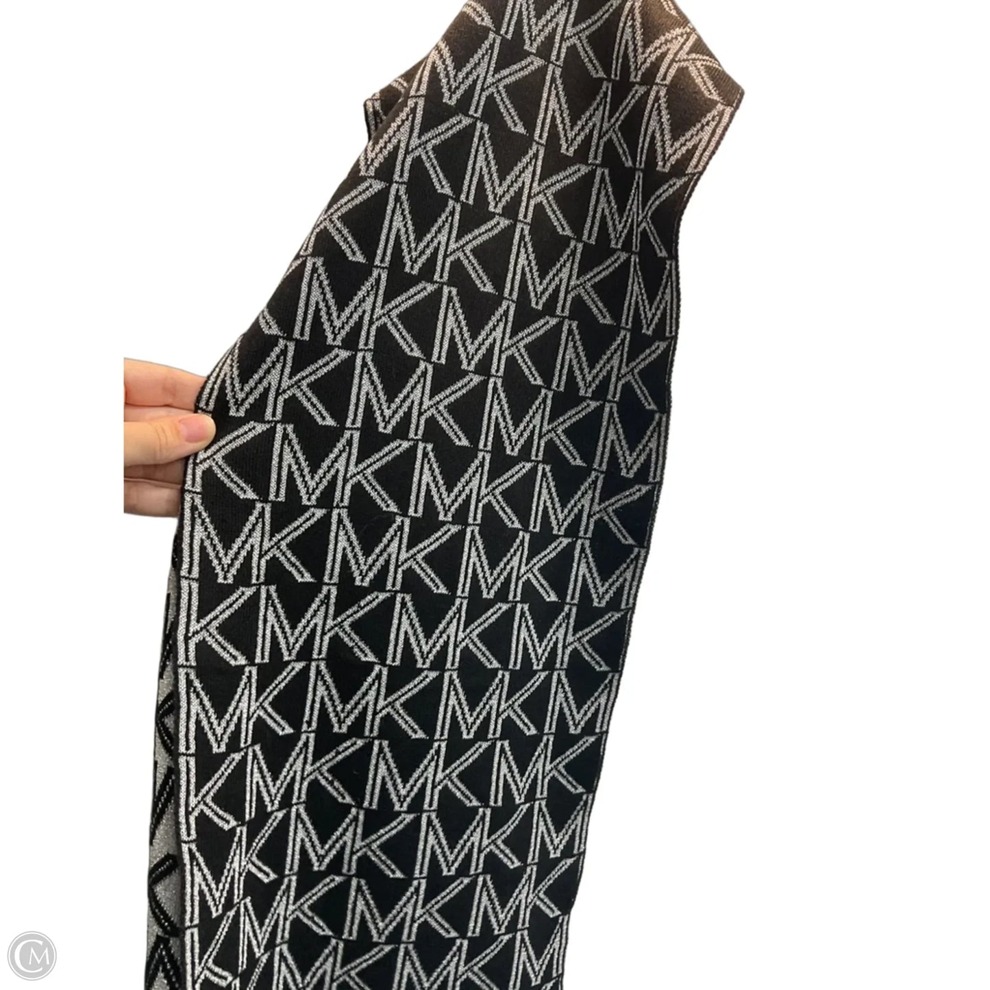 Scarf Winter By Michael By Michael Kors In Black & Silver