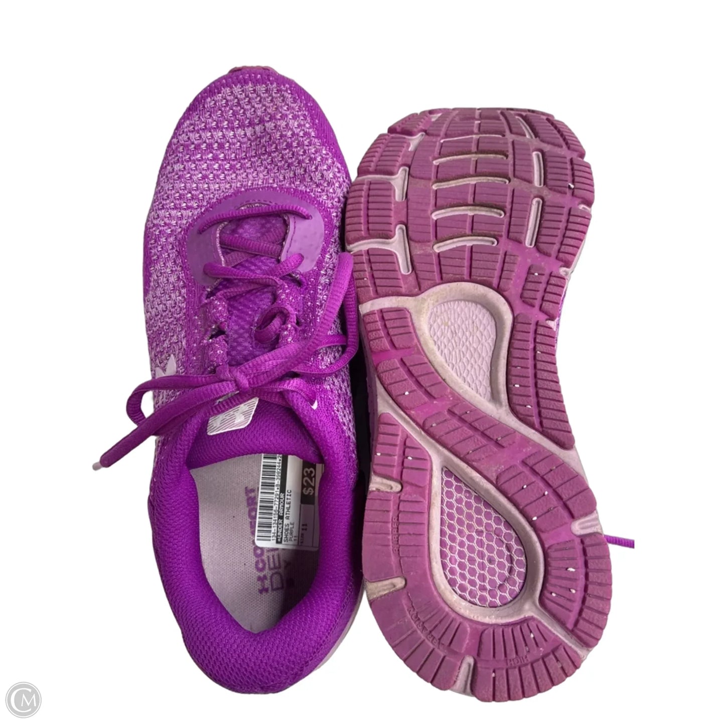 Shoes Athletic By Under Armour In Purple, Size: 11
