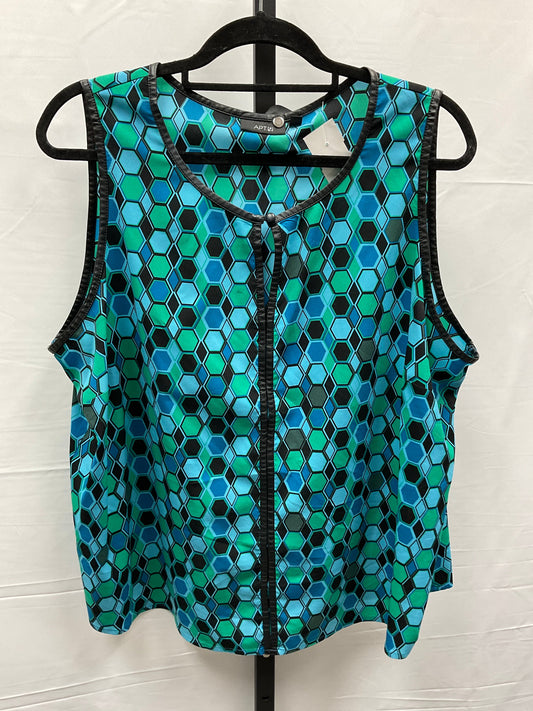 Top Sleeveless By Apt 9  Size: 1x