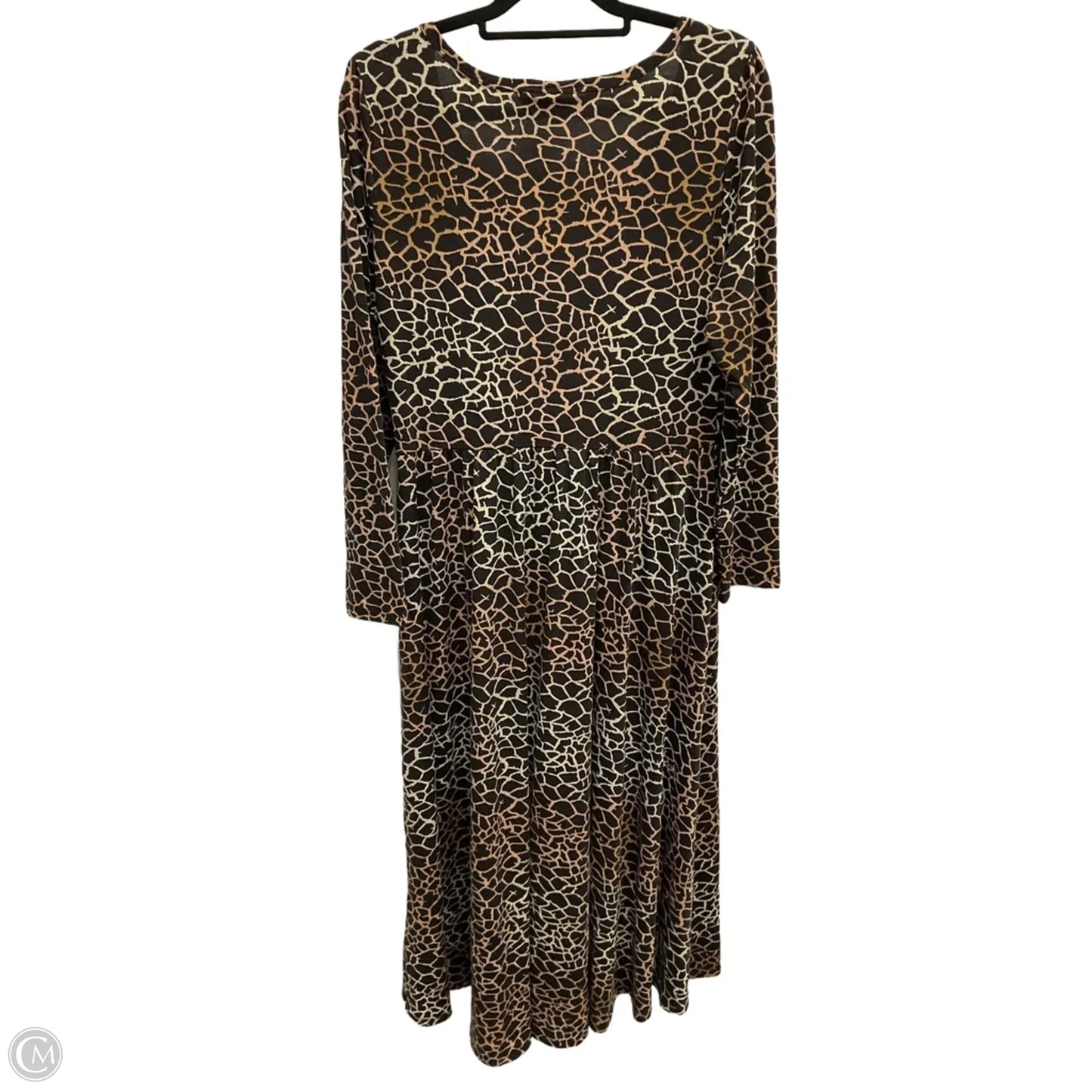 Dress Casual Maxi By Lularoe In Brown, Size: Xl