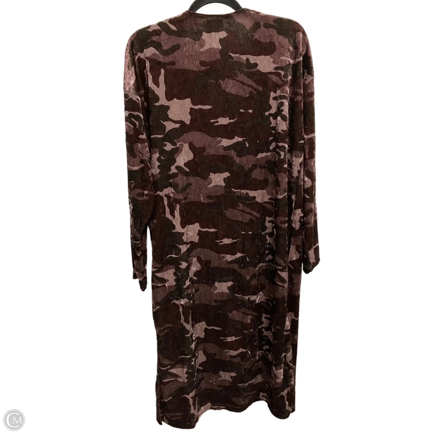 Cardigan By Lularoe In Camouflage Print, Size: L