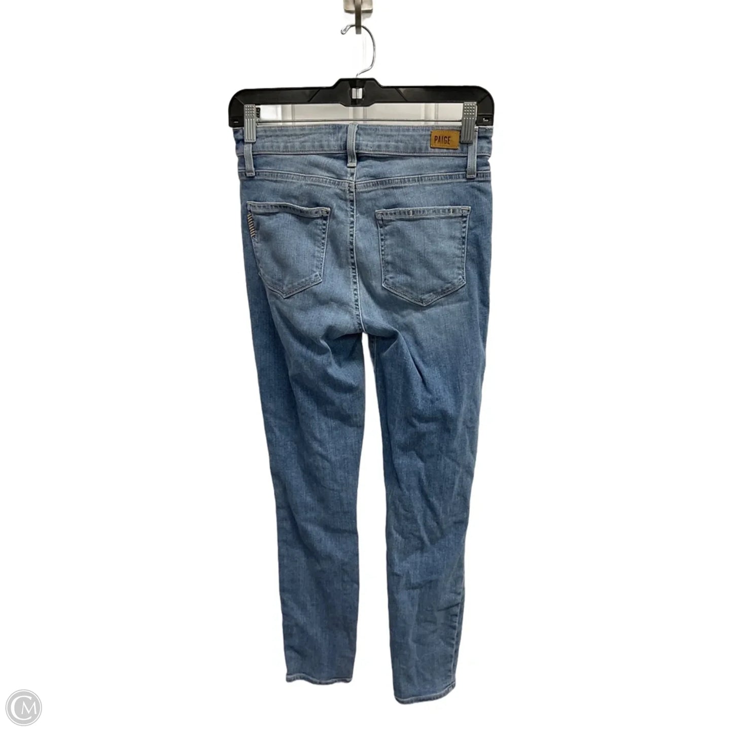 Jeans Skinny By Paige In Blue Denim, Size: 2