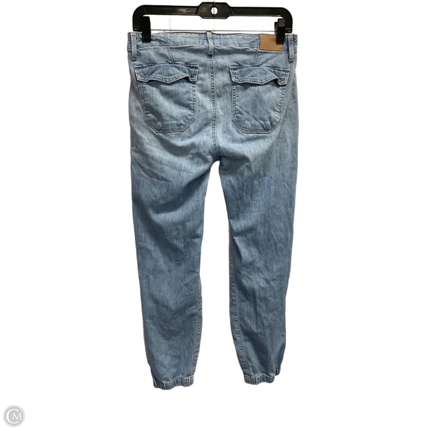 Jeans Straight By Paige In Blue Denim, Size: 4