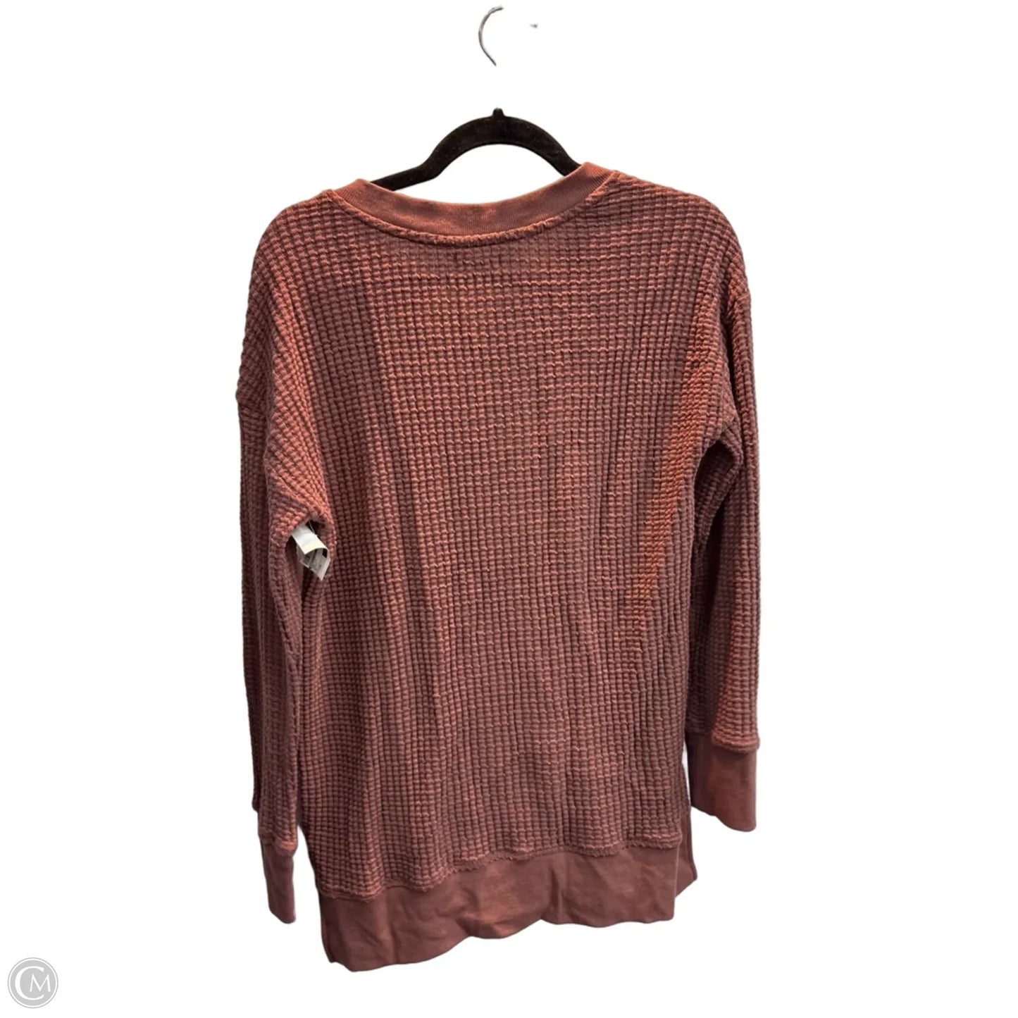 Top Long Sleeve By Maurices In Brown, Size: Xs