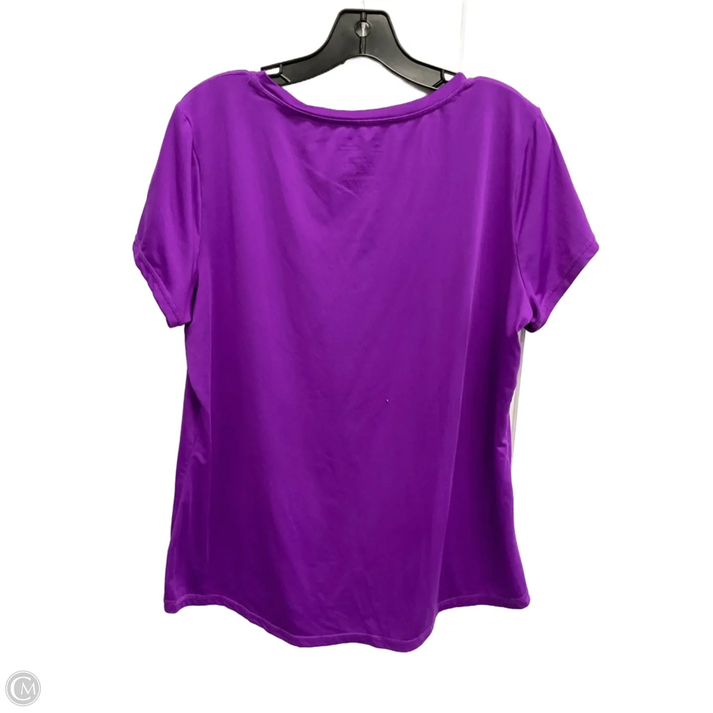 Athletic Top Short Sleeve By Xersion In Purple, Size: L