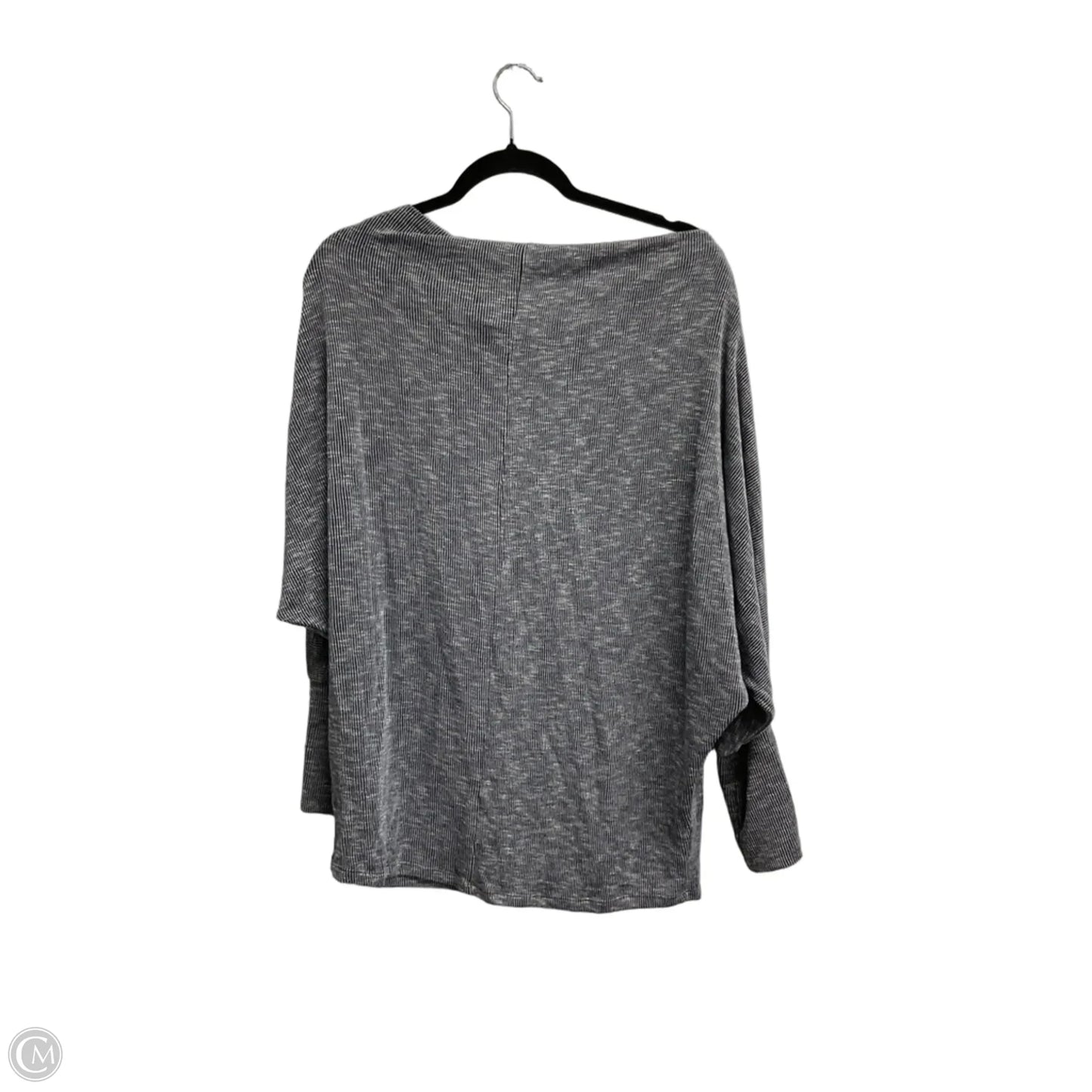 Top Long Sleeve By White Birch In Grey, Size: Xl