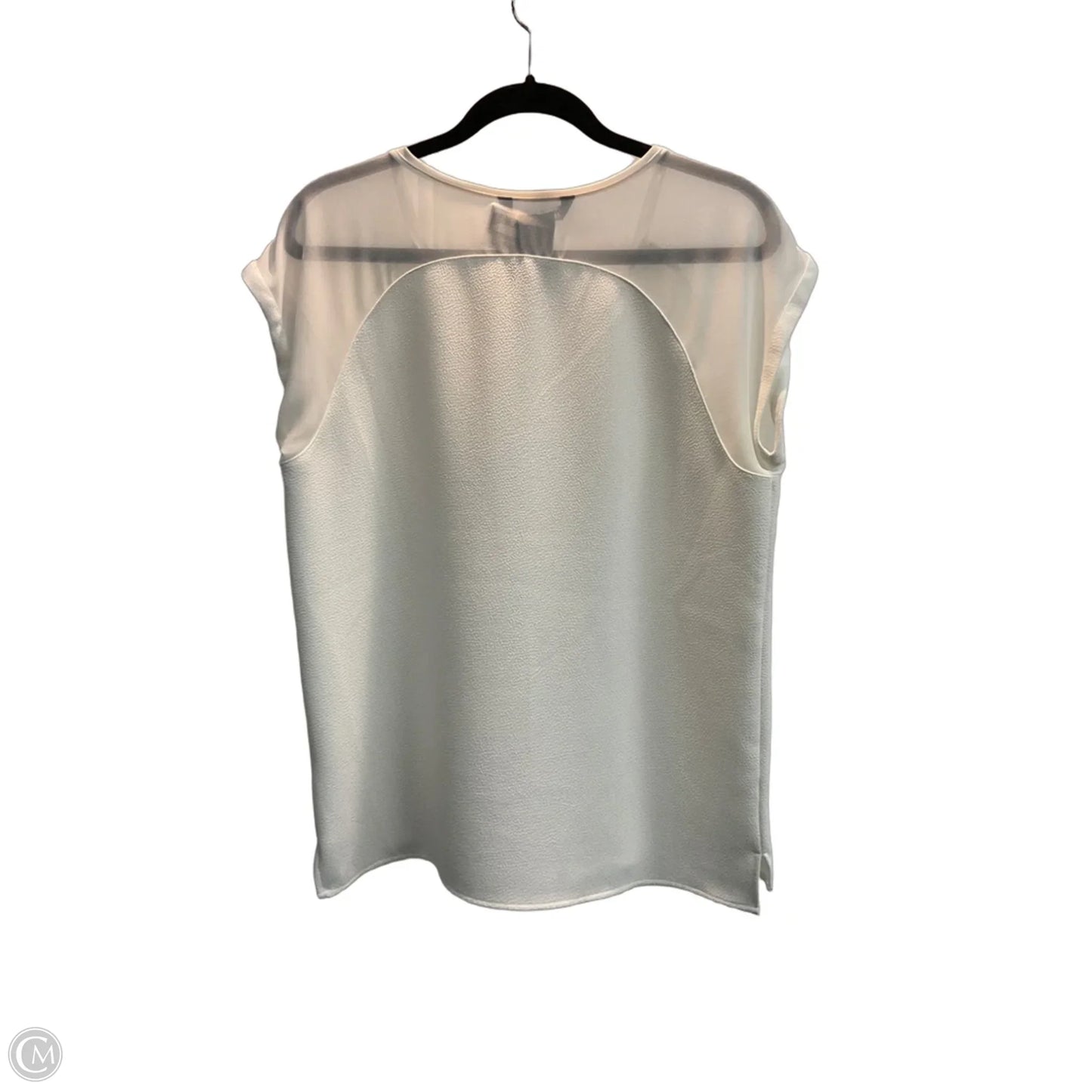 Top Short Sleeve By Mario Serrani In White, Size: M