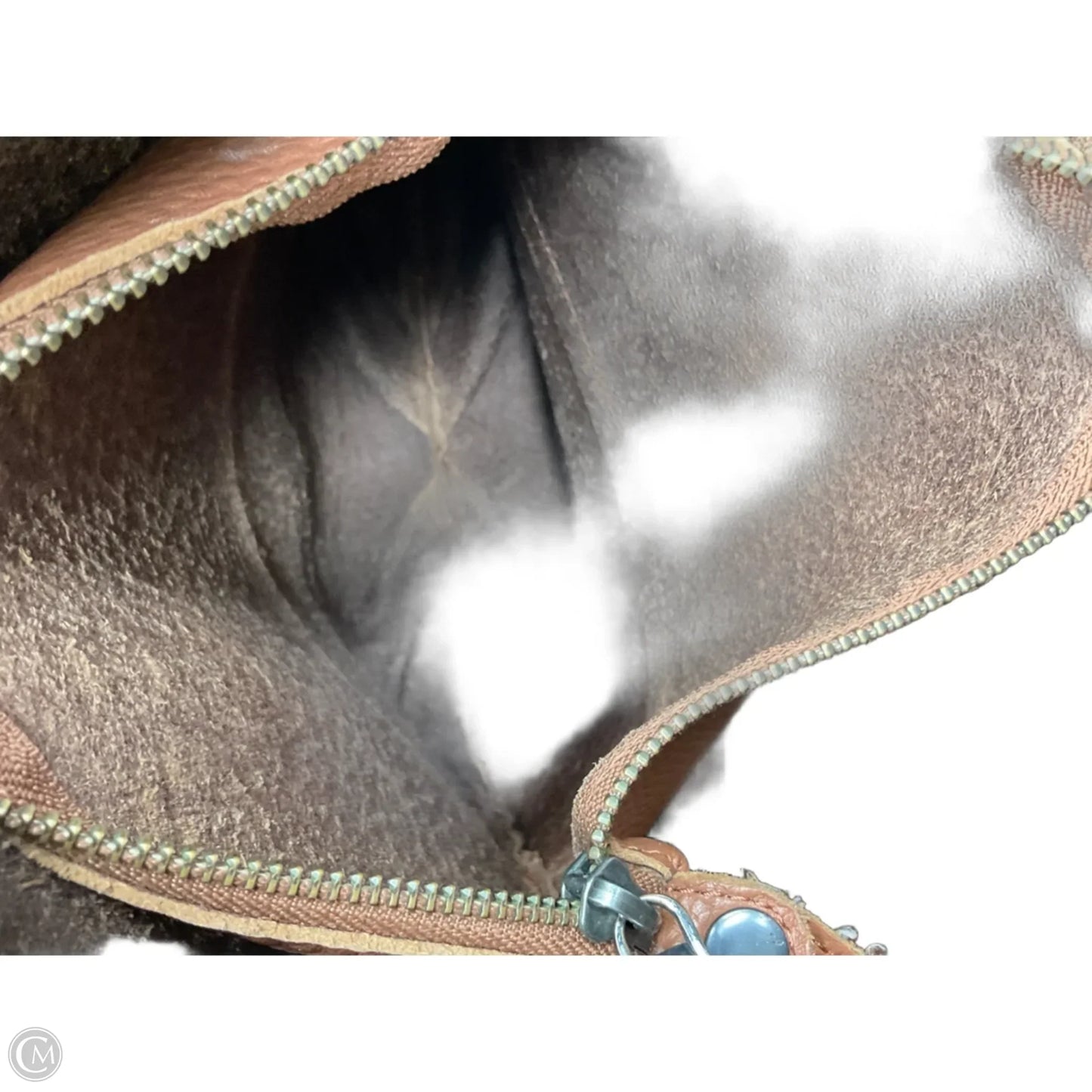 Handbag Leather By Clothes Mentor, Size: Medium