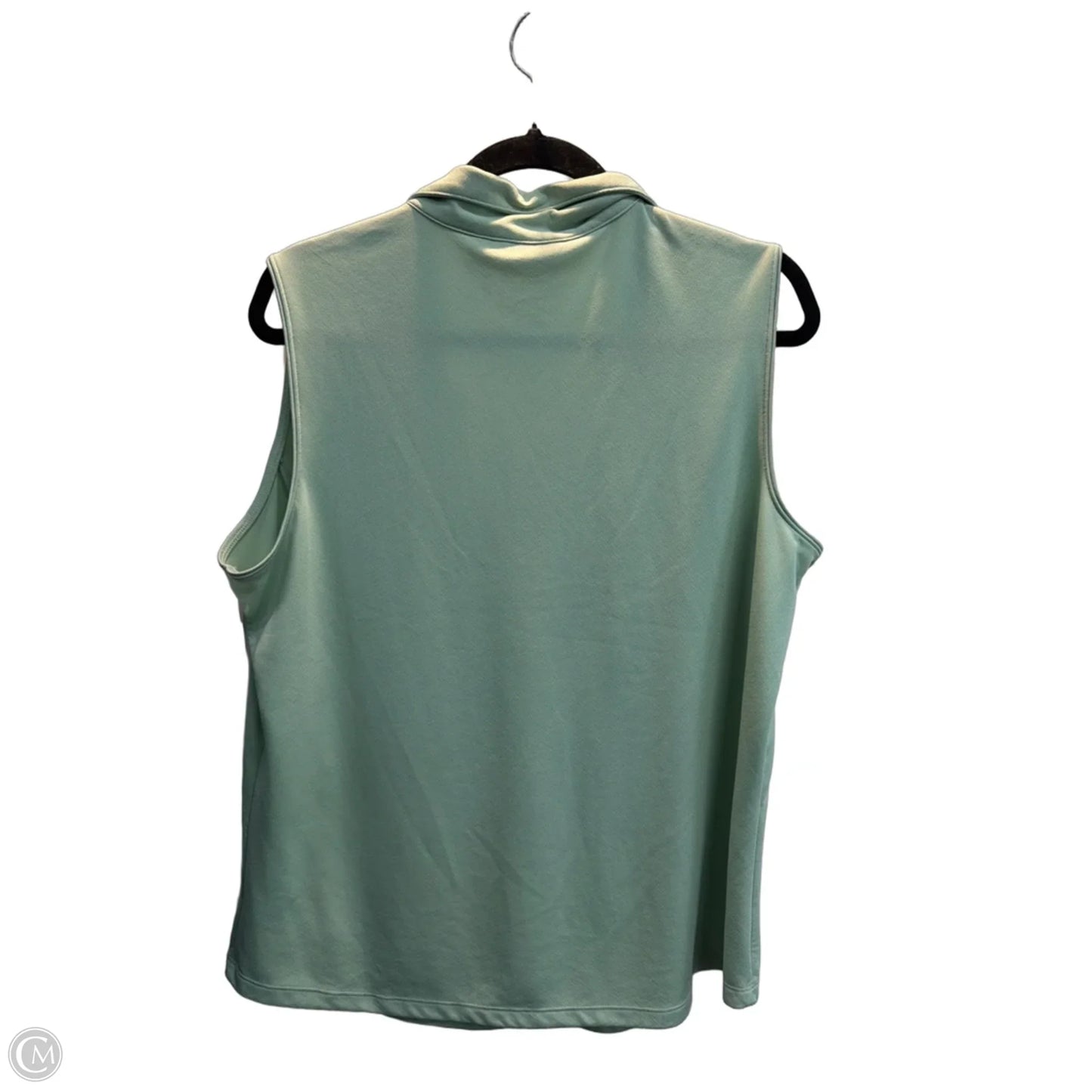 Top Sleeveless By Lady Hagen In Green, Size: Xxl