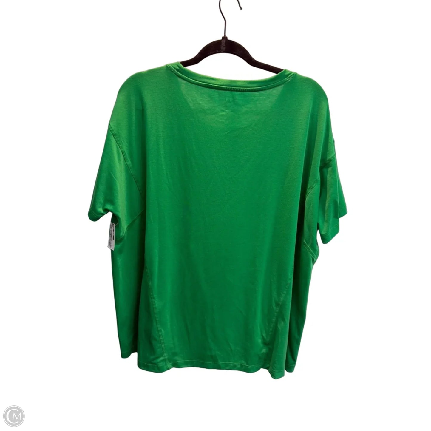 Top Short Sleeve By Lou And Grey In Green, Size: L