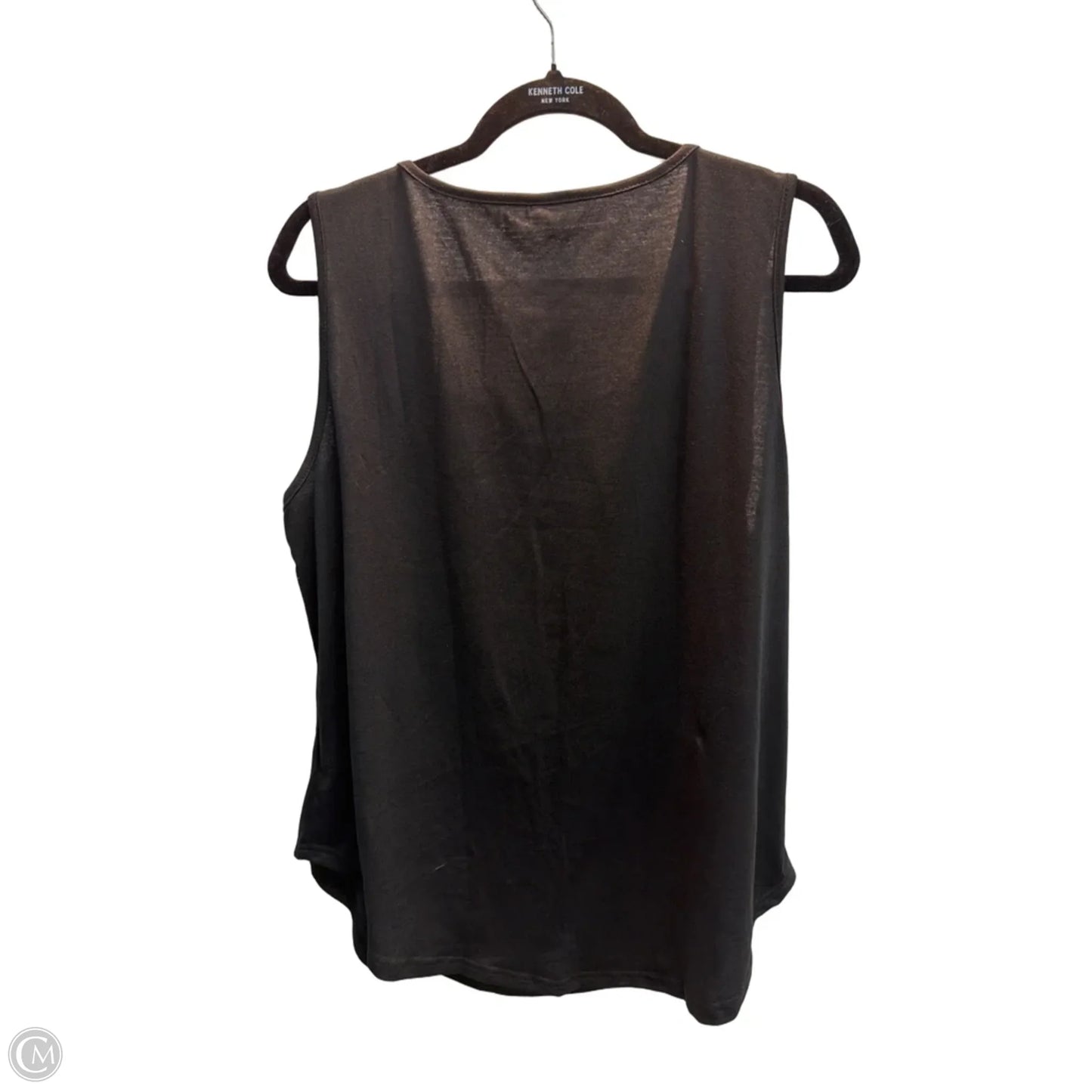 Top Sleeveless By Clothes Mentor In Black, Size: 2x