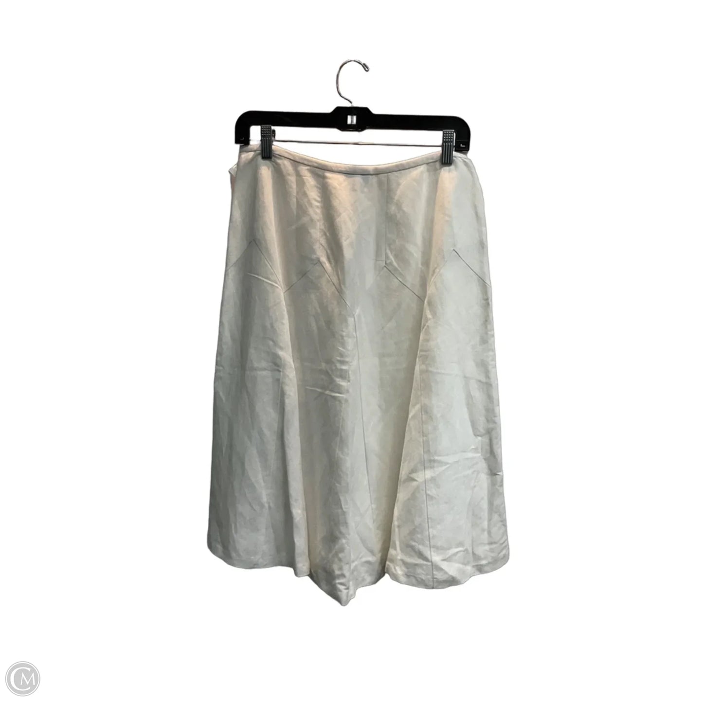Skirt Midi By Loft In White, Size: 4