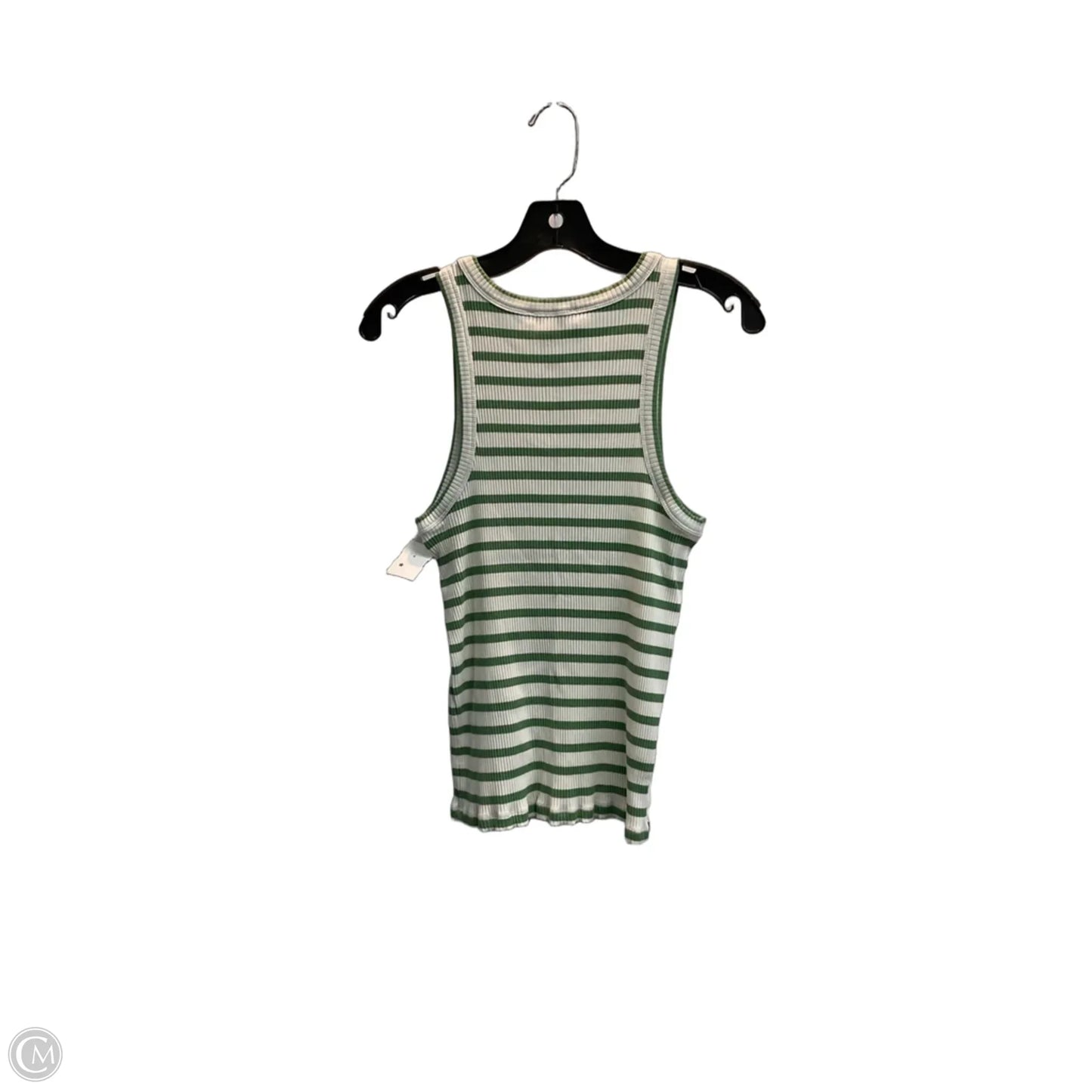 Top Sleeveless Basic By Ann Taylor In Striped Pattern, Size: L