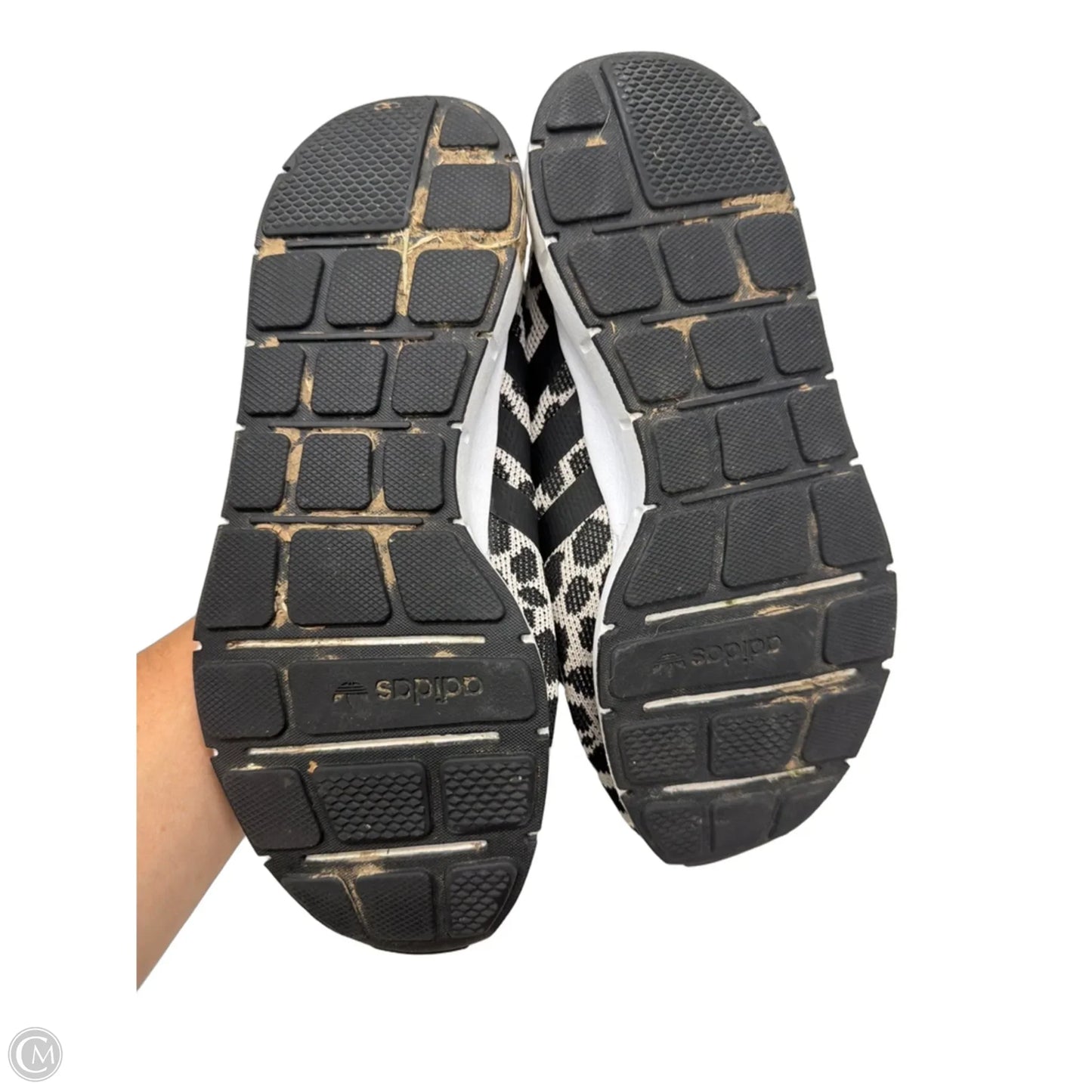 Shoes Athletic By Adidas In Black & Cream, Size: 6