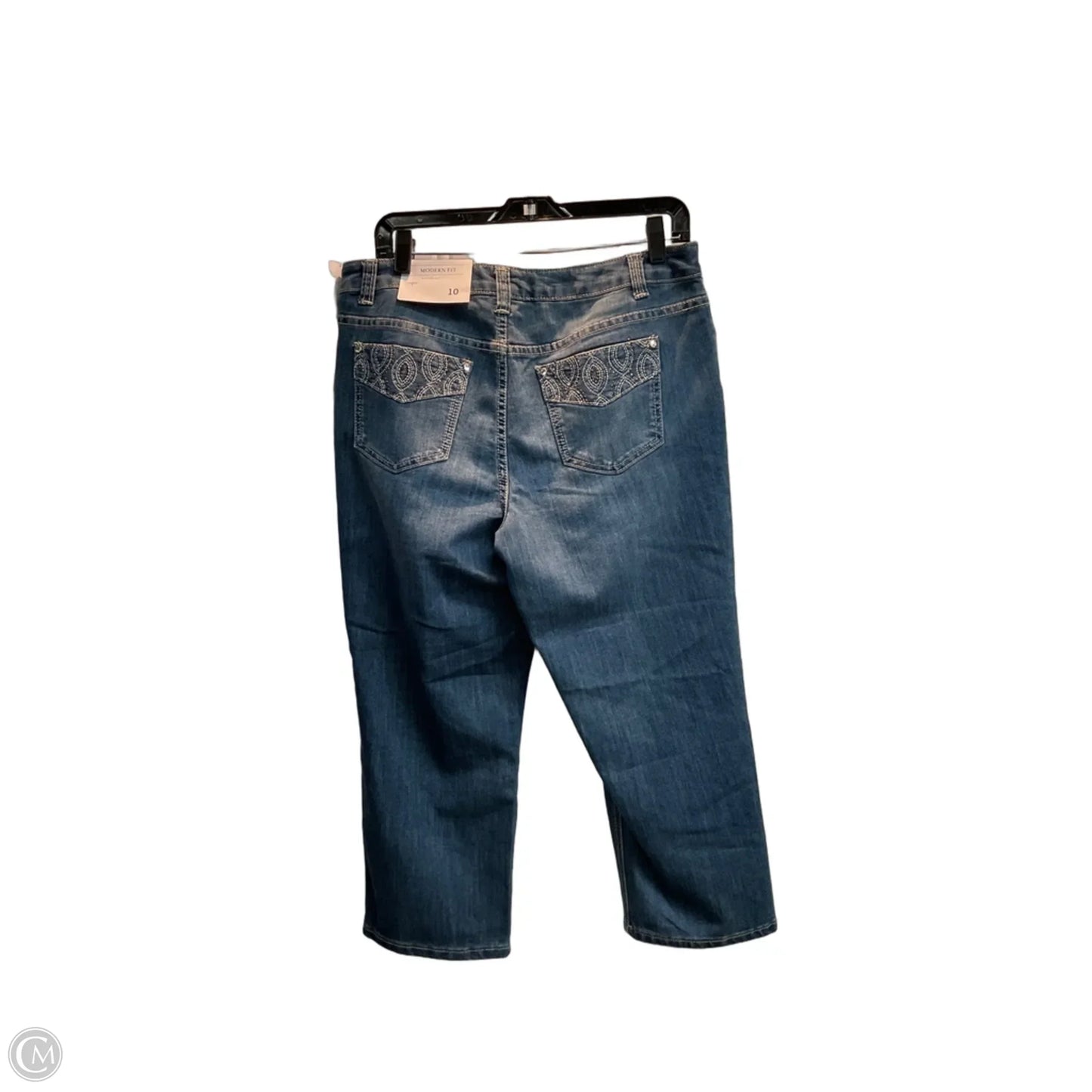 Capris By Christopher And Banks In Blue Denim, Size: 10